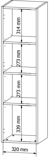 Innostyle Wohnwand »Loft Two, TOPSELLER!«, (5 St., TV-Wand), inkl. LED-Beleuchtung