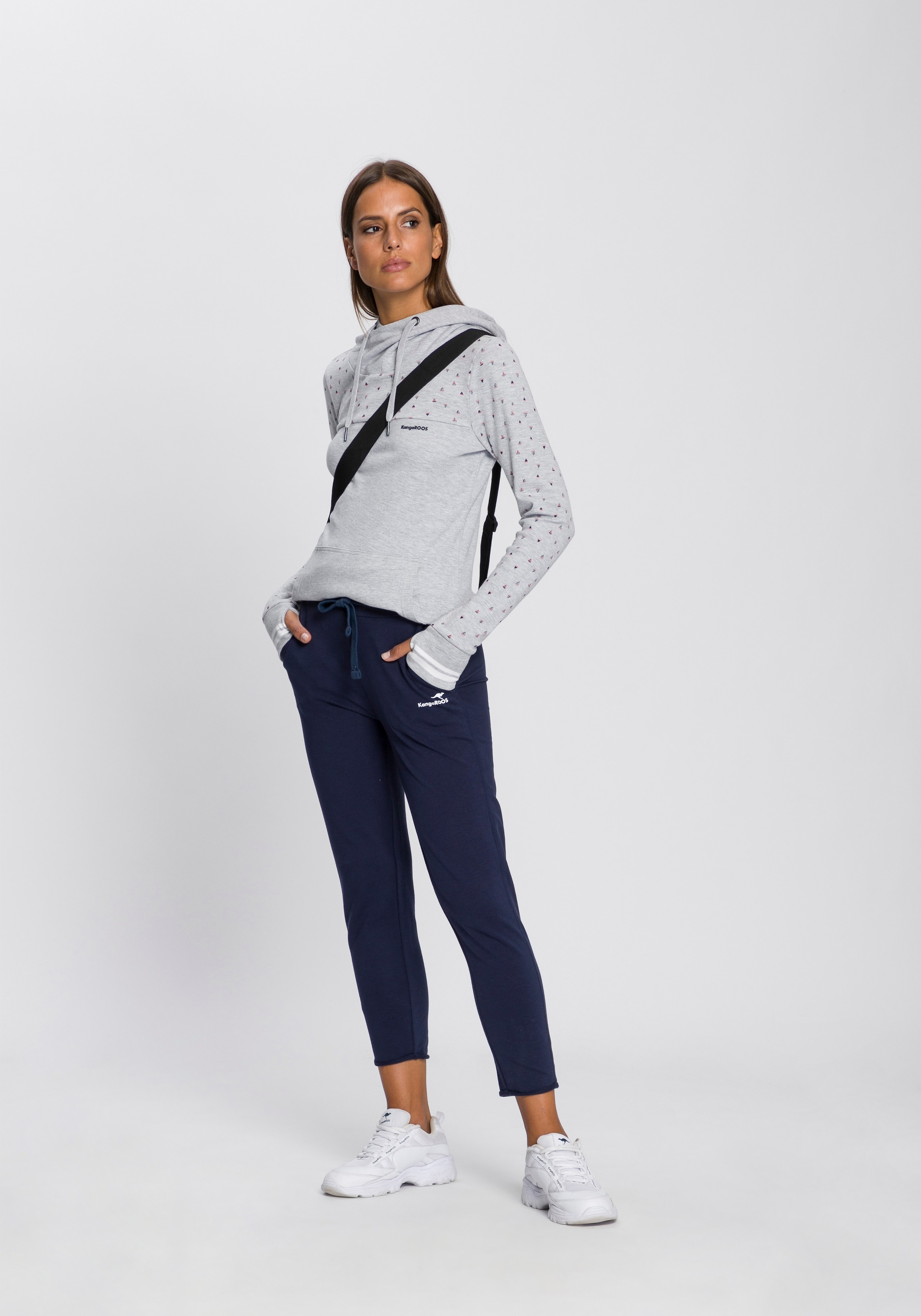 KangaROOS Jogginghose, in 7/8-Länge mit Logo-Druck