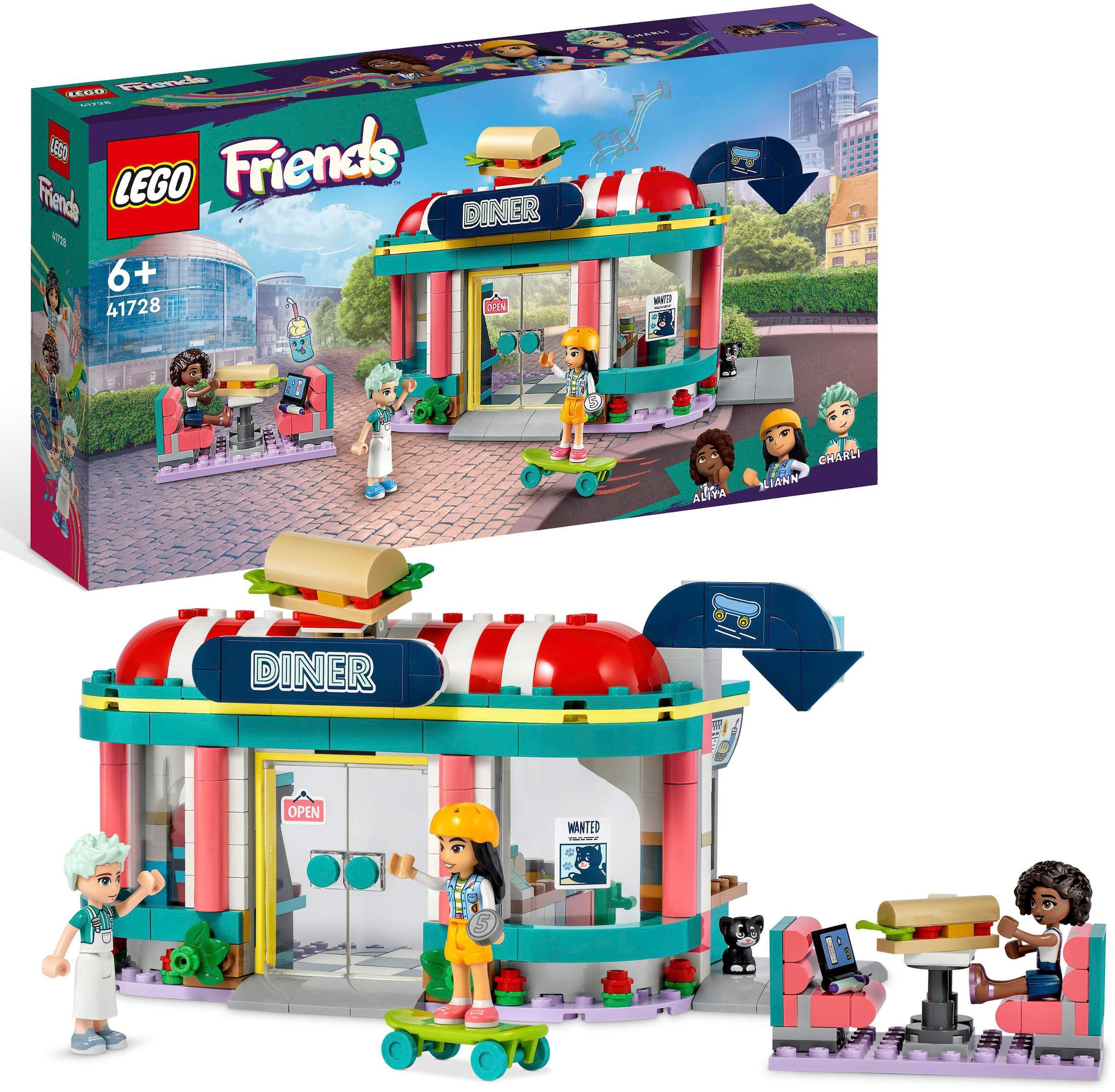 Konstruktionsspielsteine »Restaurant (41728), LEGO® Friends«, (346 St.), Made in Europe