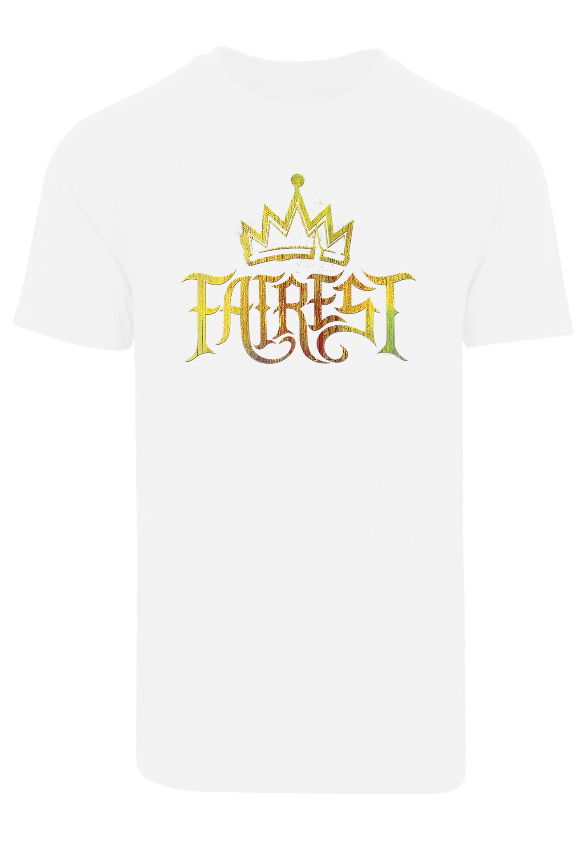 F4NT4STIC T-Shirt »Disney The Descendents Fairest Gold«, Herren,Premium Merch,Regular-Fit,Basic,Bedruckt