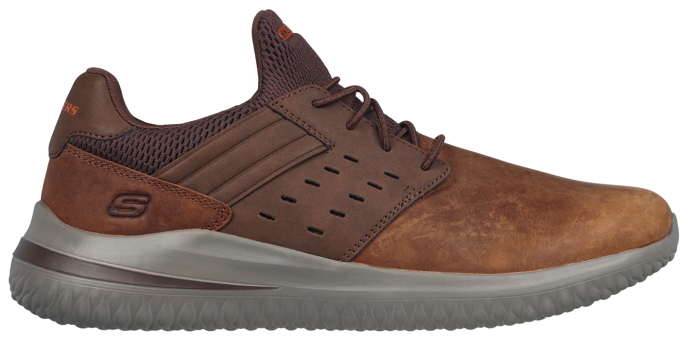 Skechers Slip-On Sneaker »DELSON 3.0«, Sneaker, Freizeitschuh, Slipper mit Goga Mat®-Fußgewölbestützung