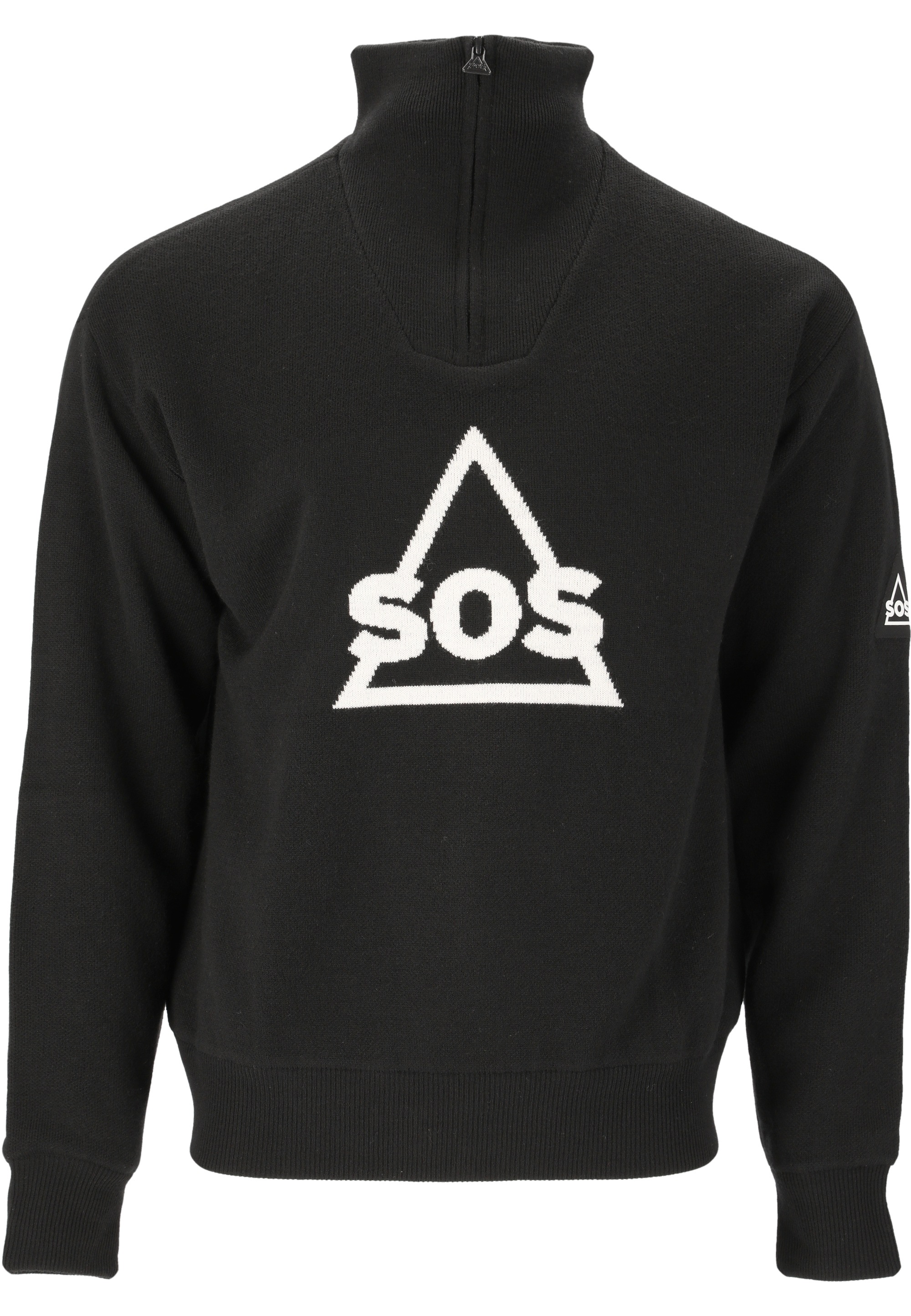 SOS Strickpullover »Tignes«, mit hochabschließendem Kragen