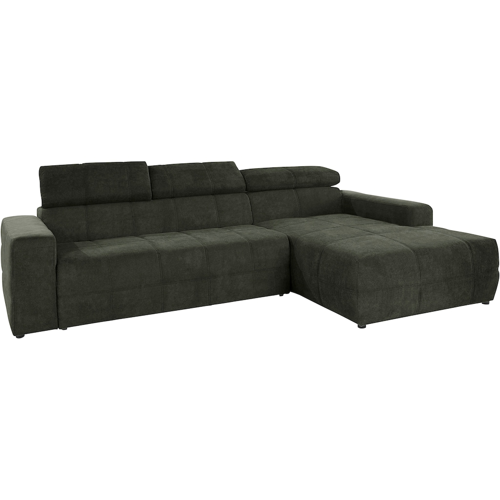 DOMO collection Ecksofa »Brandon große Ausführung B/T/H: 289/177/80 cm, auch in Leder und Cord«