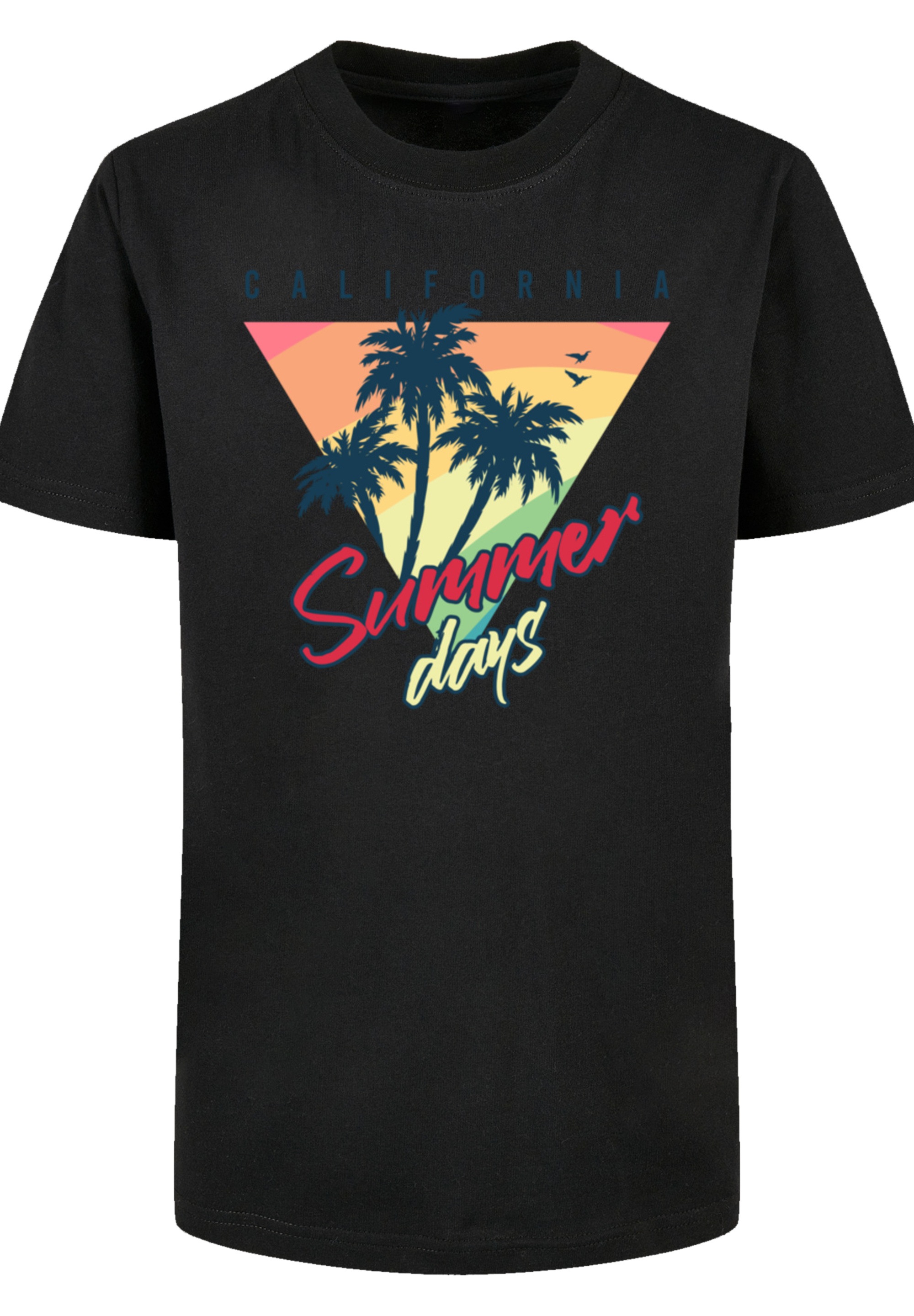 F4NT4STIC T-Shirt »California Summer Days Palm«, Premium Qualität