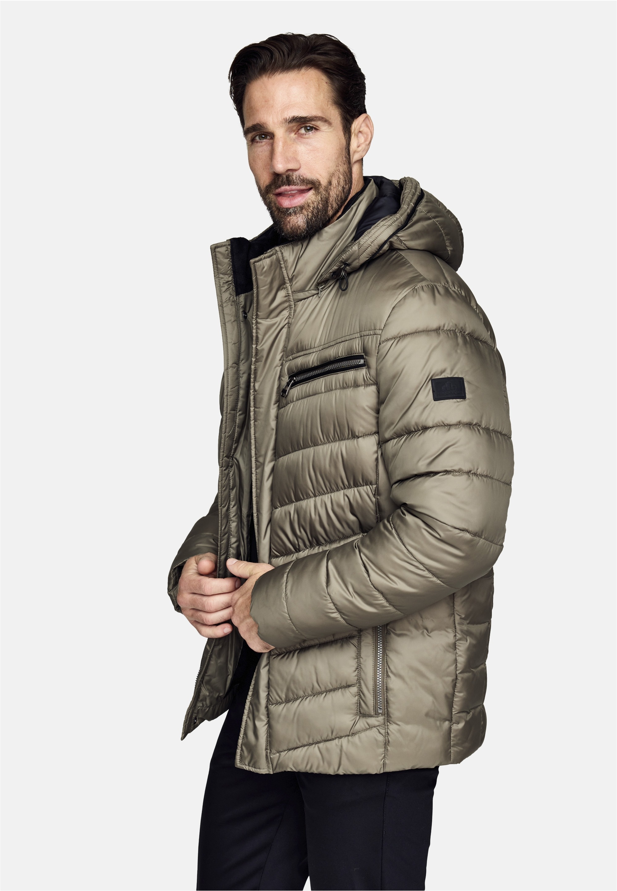New Canadian Steppjacke, mit Fleece-Einsatz am Innenkragen günstig online kaufen