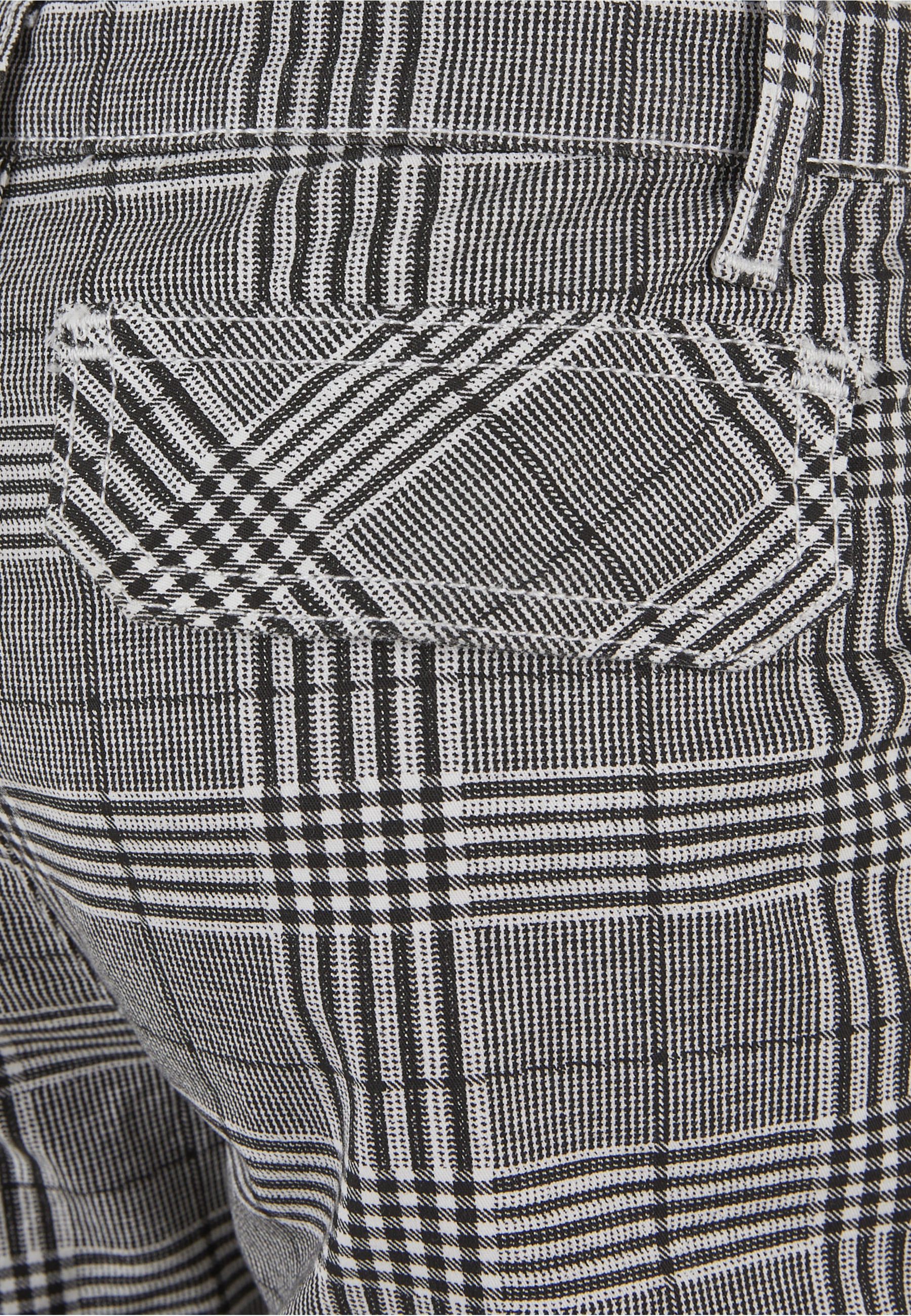 URBAN CLASSICS Cargohose »Urban Classics Herren Boys AOP Glencheck Cargo Jog Pants«