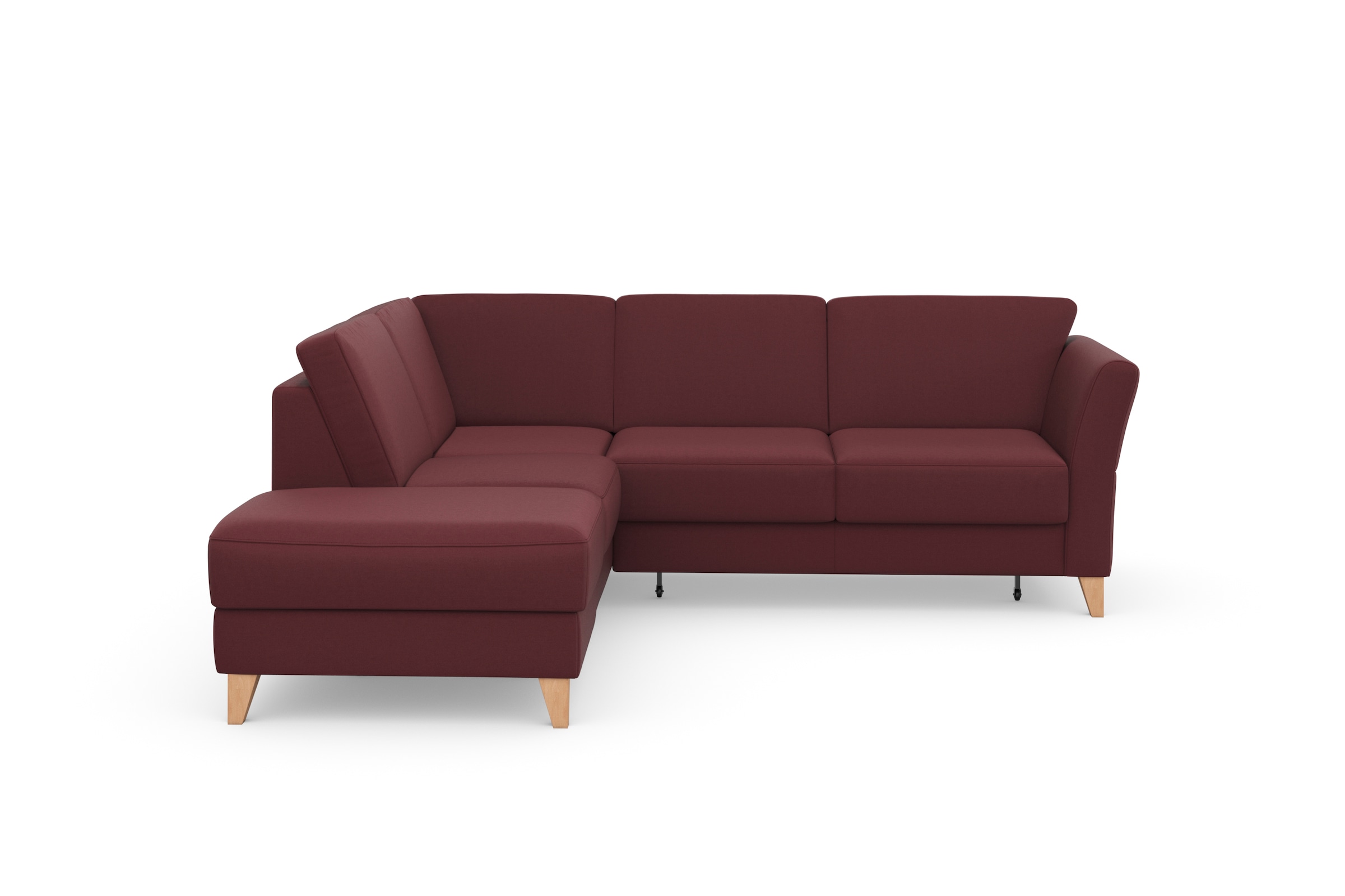 sit&more Ecksofa "Visby L-Form", Wahlweise mit Bettfunktion und Stauraum, f günstig online kaufen