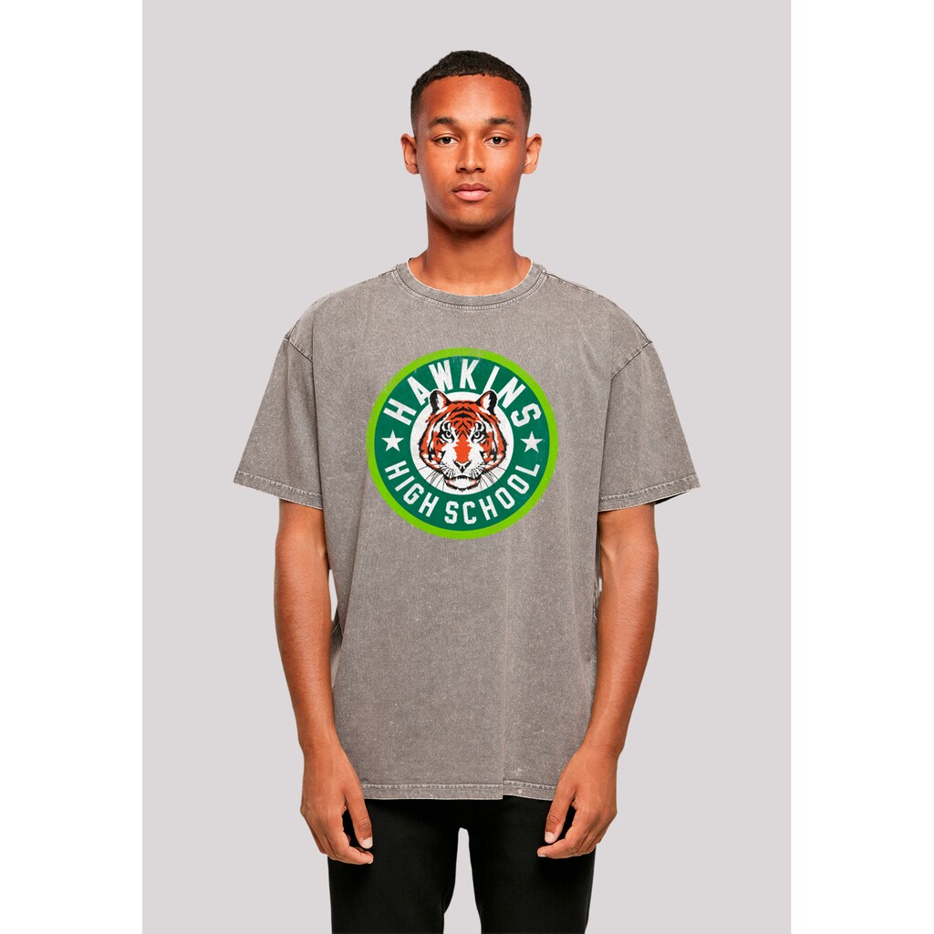 F4NT4STIC T-Shirt »Stranger Things Hawkins Tiger Circle«
