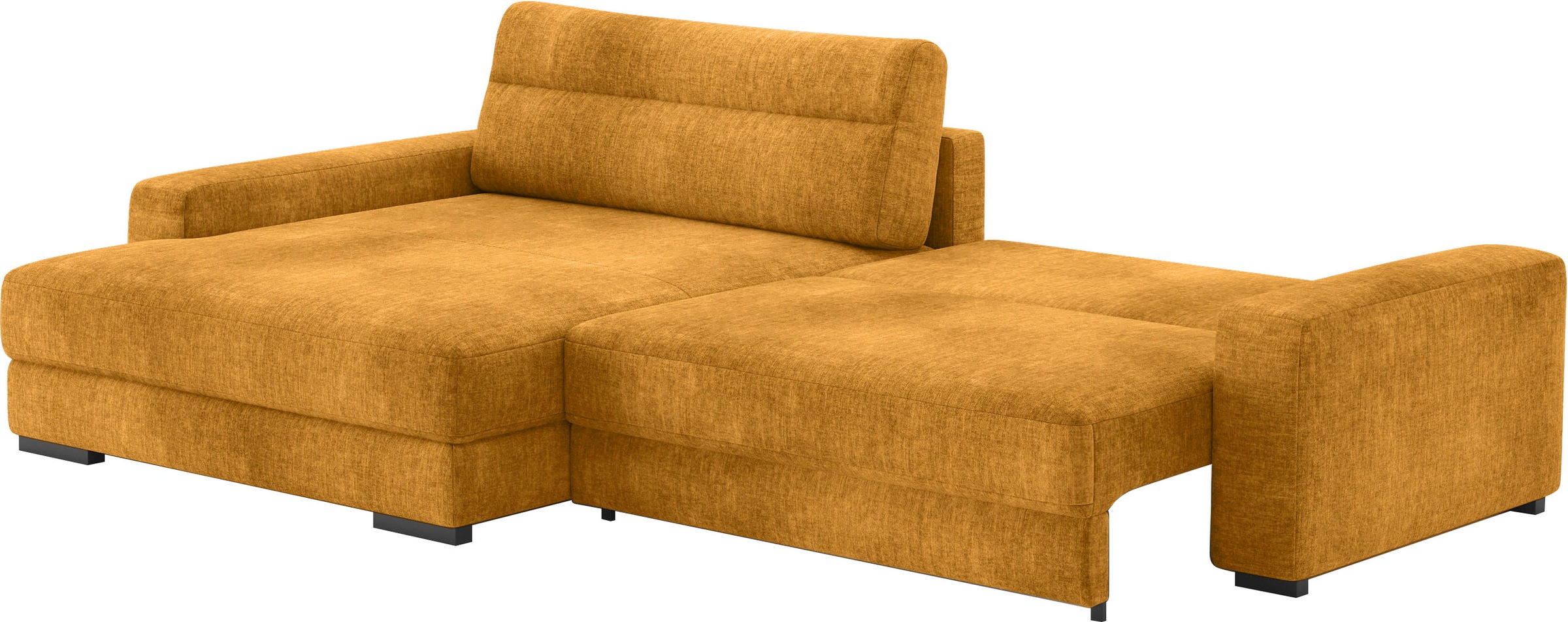 Mr. Couch Ecksofa »Marcello DuraFlex L-Form«, EasyBett, Bettkasten, Kaltschaumpolsterung, bis 140 kg belastbar