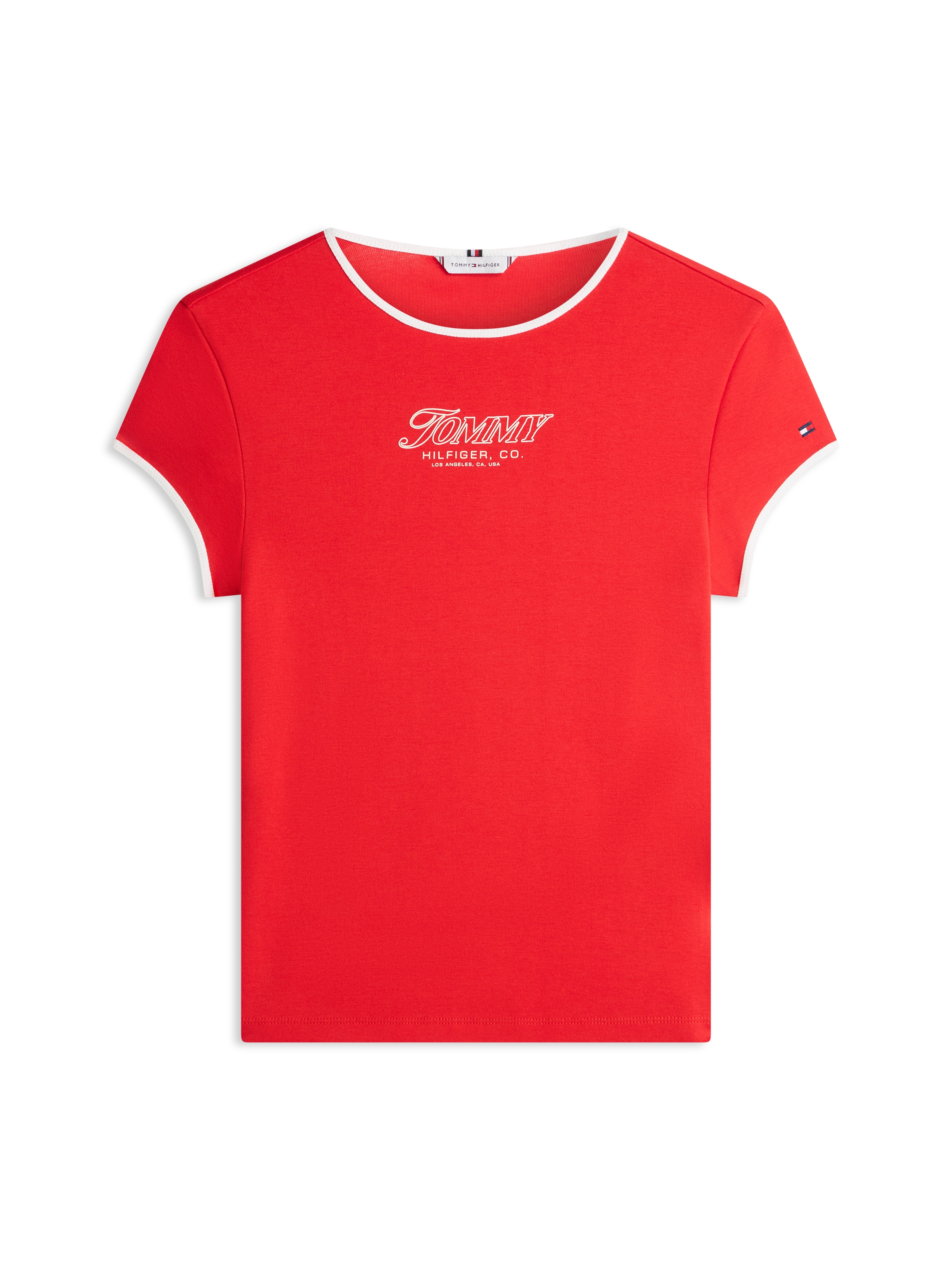 Tommy Hilfiger Kurzarmshirt »TILT GRAPHIC SLIM C-NK SS TEE«