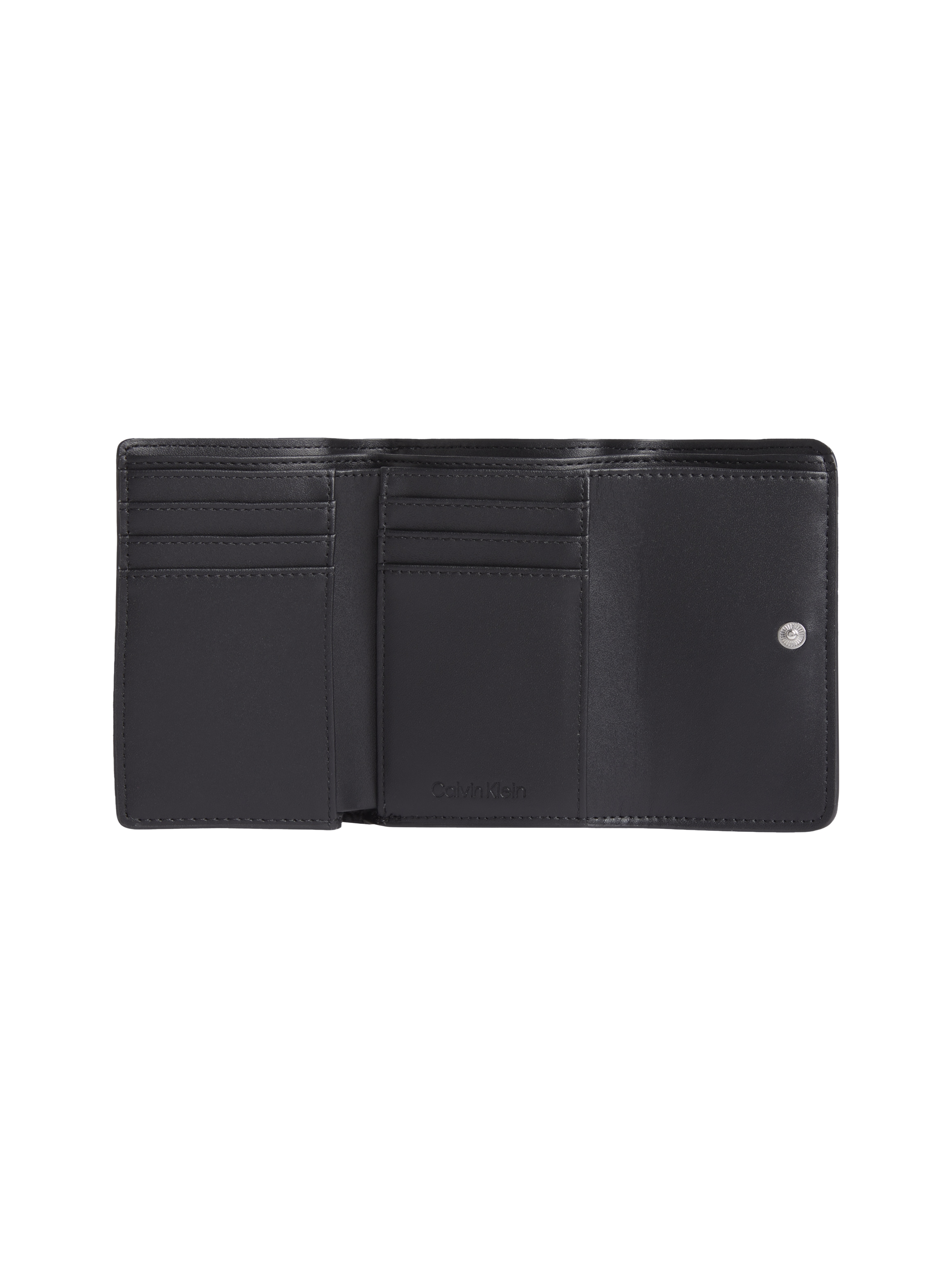 Calvin Klein Geldbörse »CK MUST SMALL TRIFOLD W/ZIP«, Damen Geldbeutel, Portemonnaie mit Logo-Schriftzug