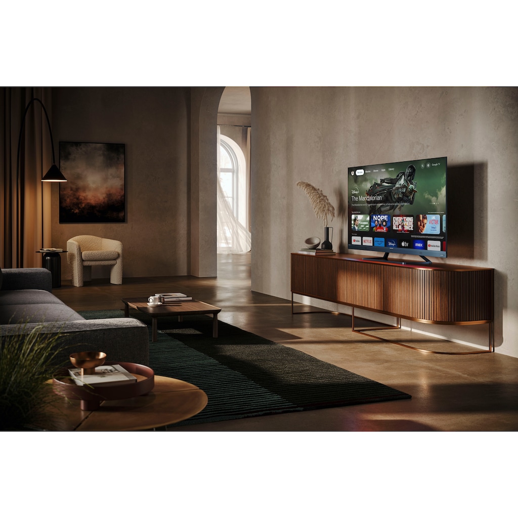 Sharp LED-Fernseher »SHARP 50FQ5EG Quantum Dot Google TV 126 cm (50 Zoll) 4K Ultra HD QLED«, 126 cm/50 Zoll, 4K Ultra HD, Google TV
