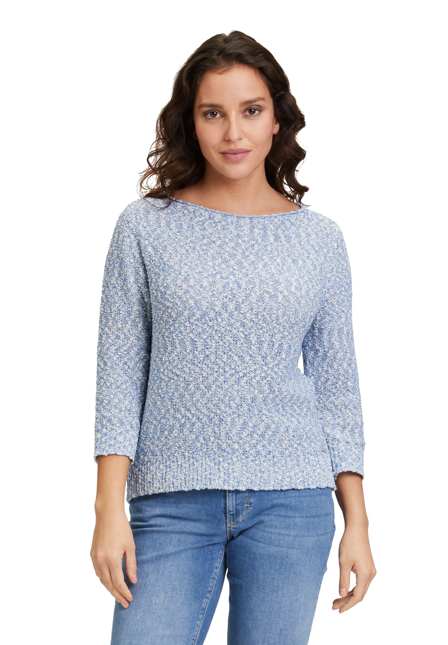 Betty&Co Strickpullover "Betty & Co Strickpullover mit Lurexfaden", Rippbün günstig online kaufen