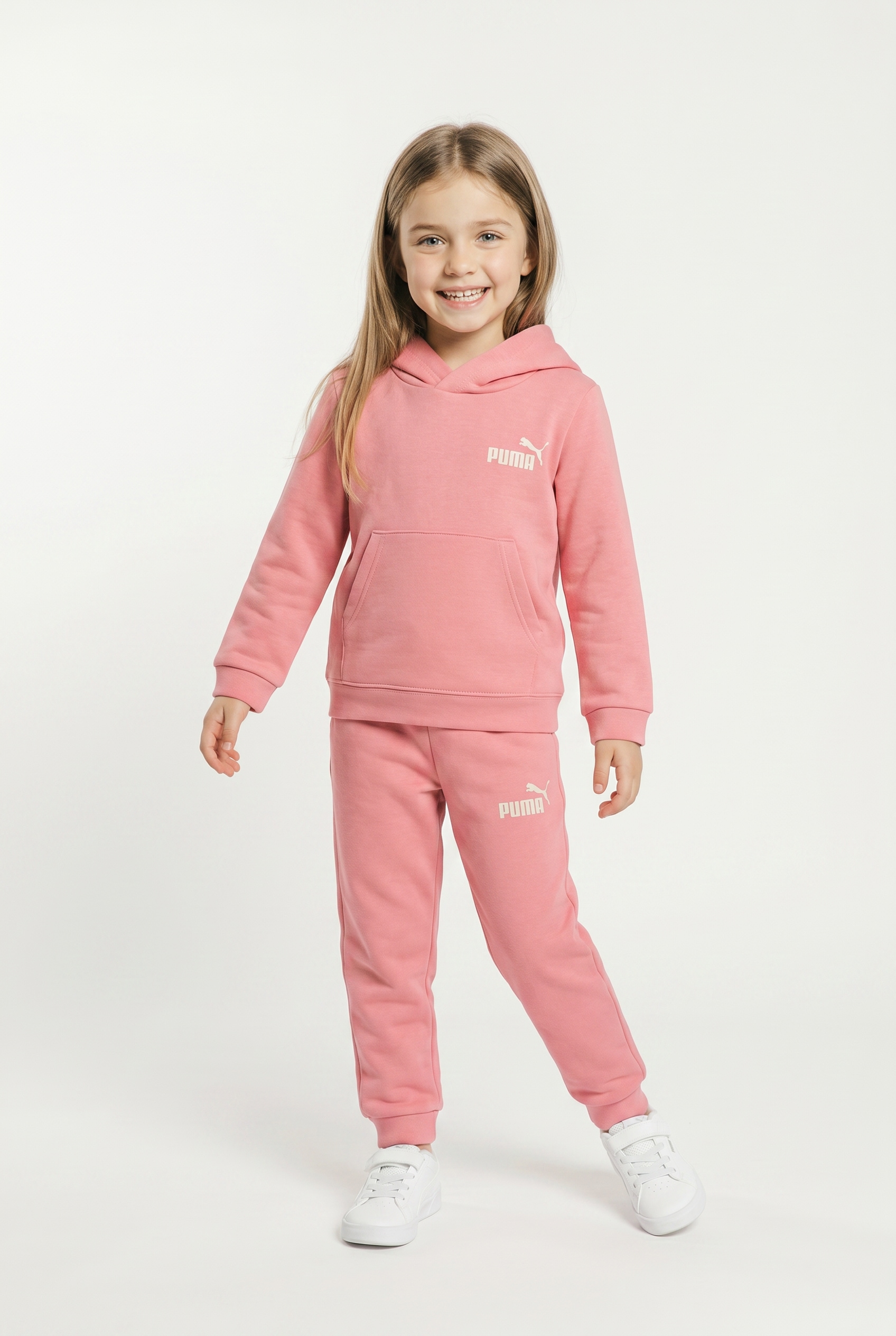 PUMA Trainingsanzug "MINICATS LOUNGEWEAR SET TR INF" 2 tlg. mit Kapuze