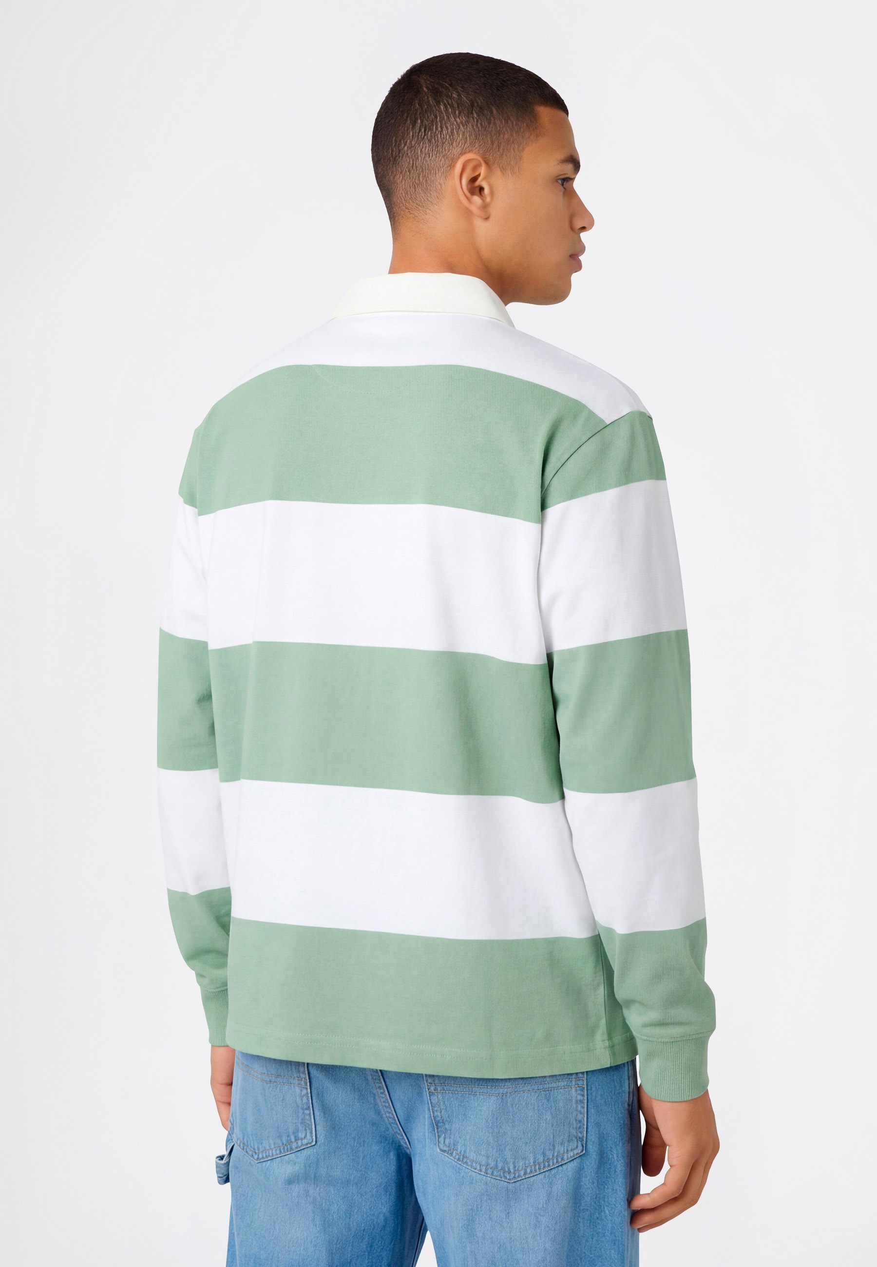 Champion Langarm-Poloshirt "COLLEGE Striped Heavy Jersey Polo" für sportlic günstig online kaufen
