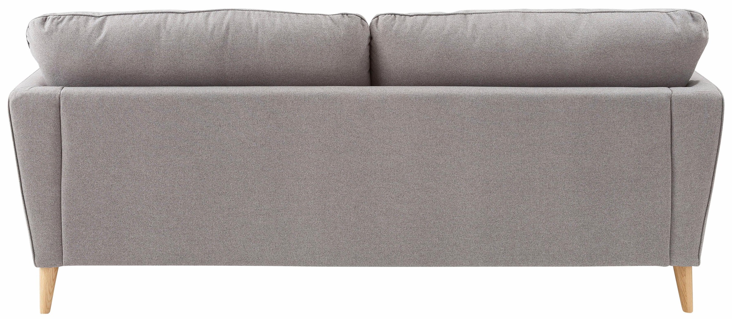 Home affaire 2-Sitzer »MARSEILLE Kompaktsofa 170 cm, Cord, Flachgewebe, Struktur, Webstoff«, Massivholzbeine Eiche, Landhausstil, Wellenunterfederung