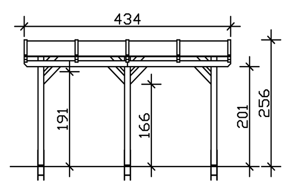 Skanholz Terrassendach »Siena«