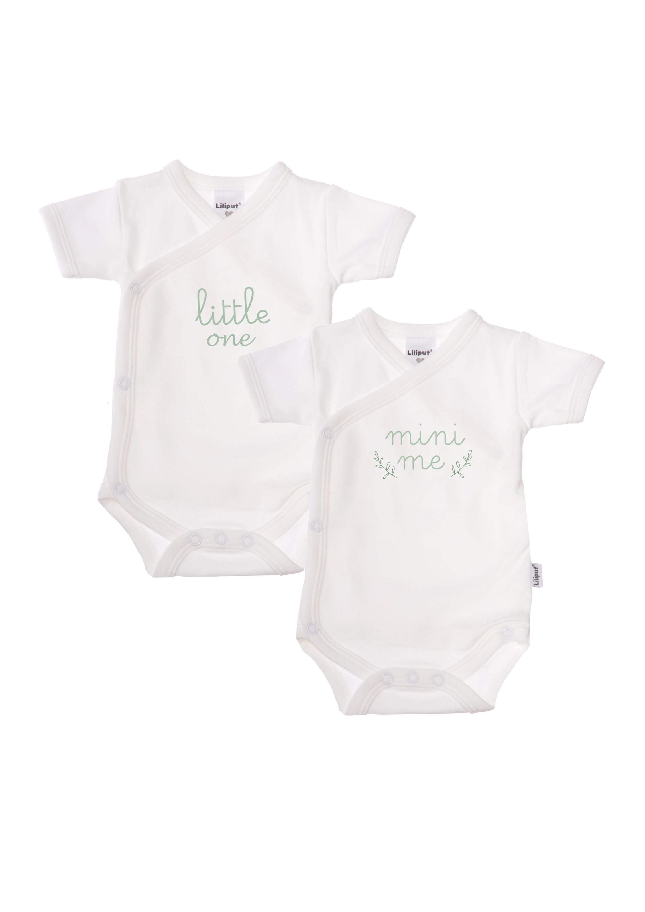 Liliput Body "mini me" 2 Stk. mit praktischer Druckknopfleiste