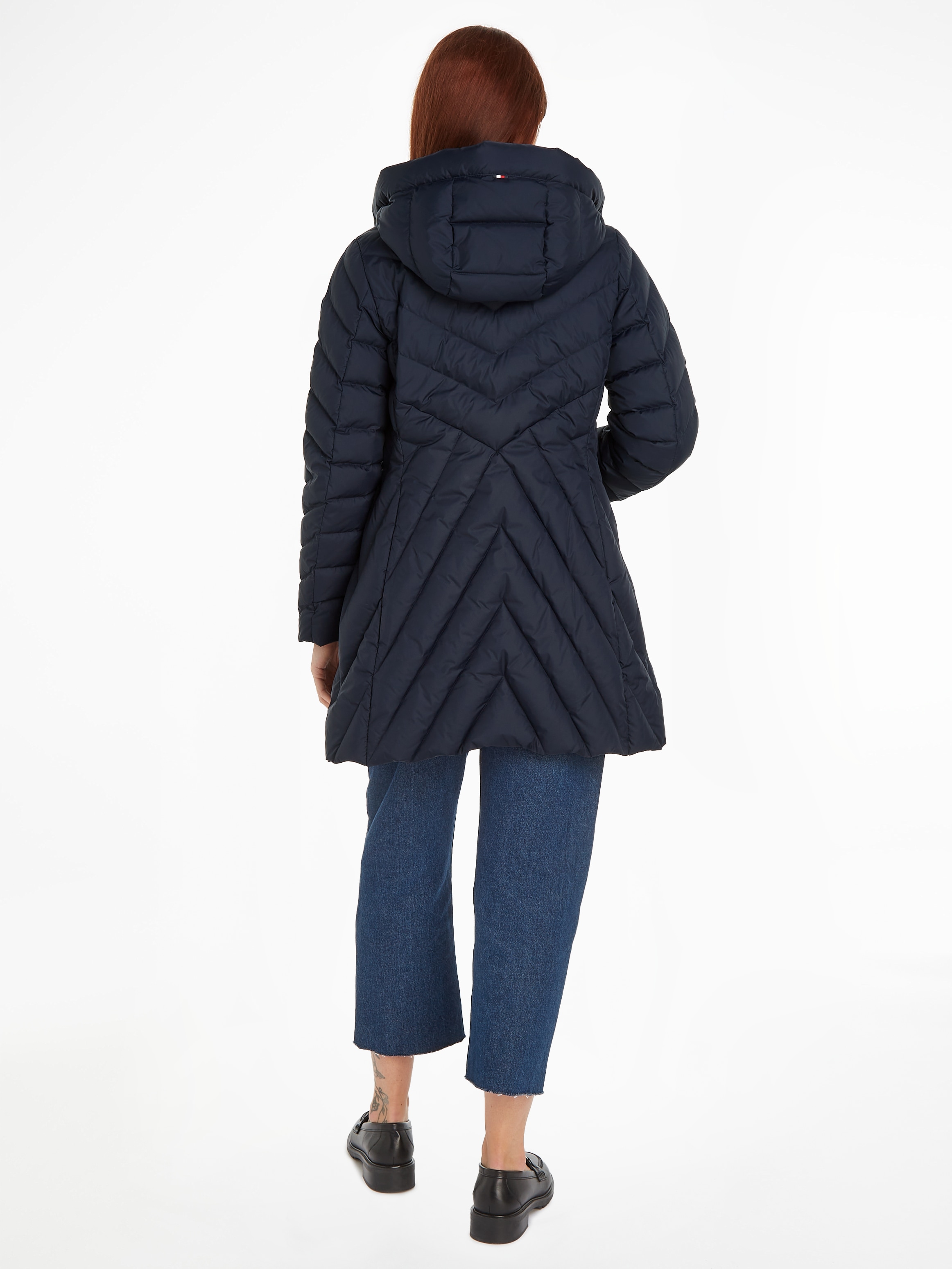 Tommy Hilfiger Steppmantel "CHEVRON MW PADDED COAT", mit mittelstarker Watt günstig online kaufen