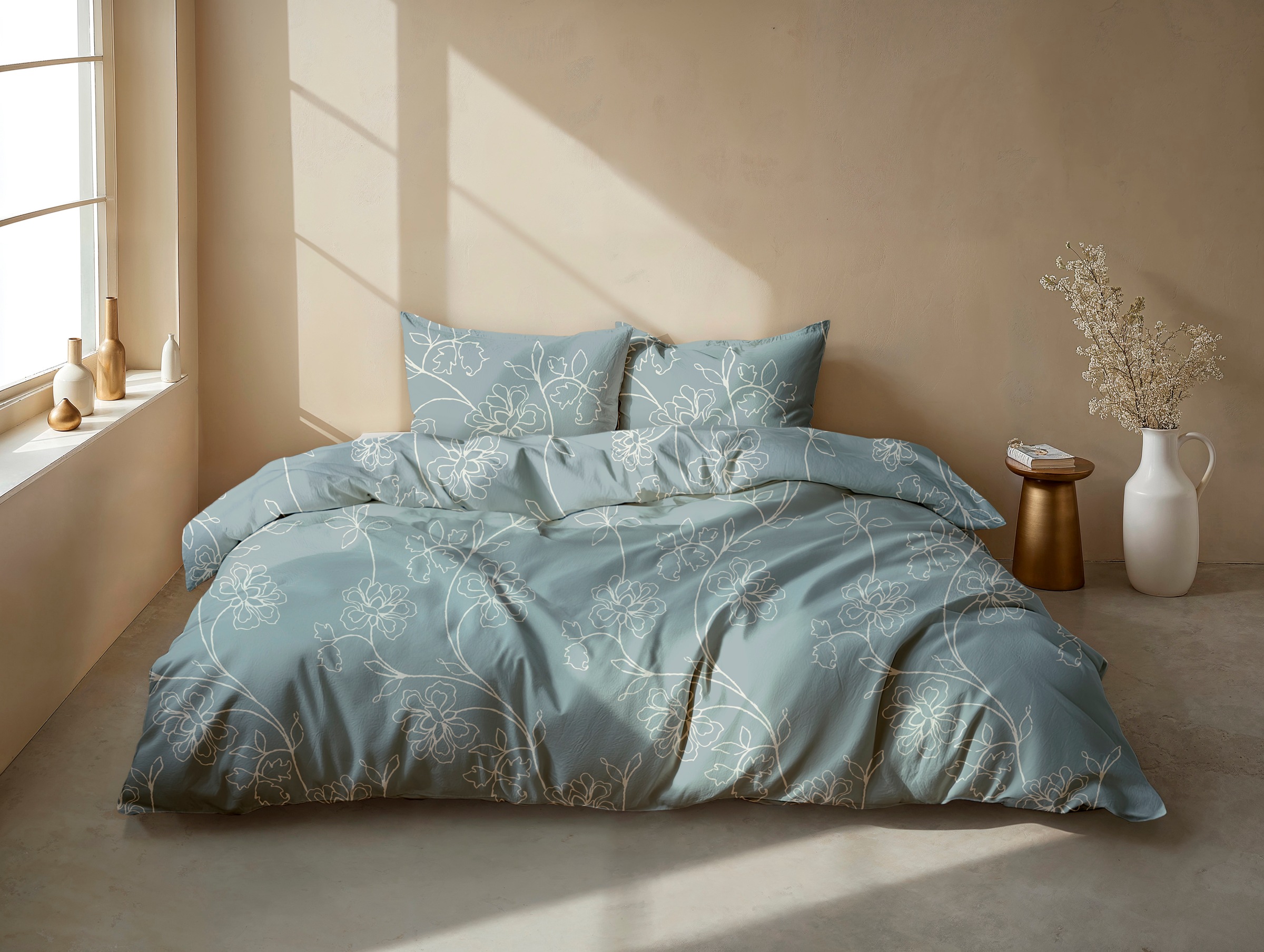 ZO HOME Bettwäsche »Zohome Bettwäsche Baumwolle-Flanell Alva« 2 Bettwäsche aus 100% Baumwolle, hochwertige Flanell, ab 135x200 cm.