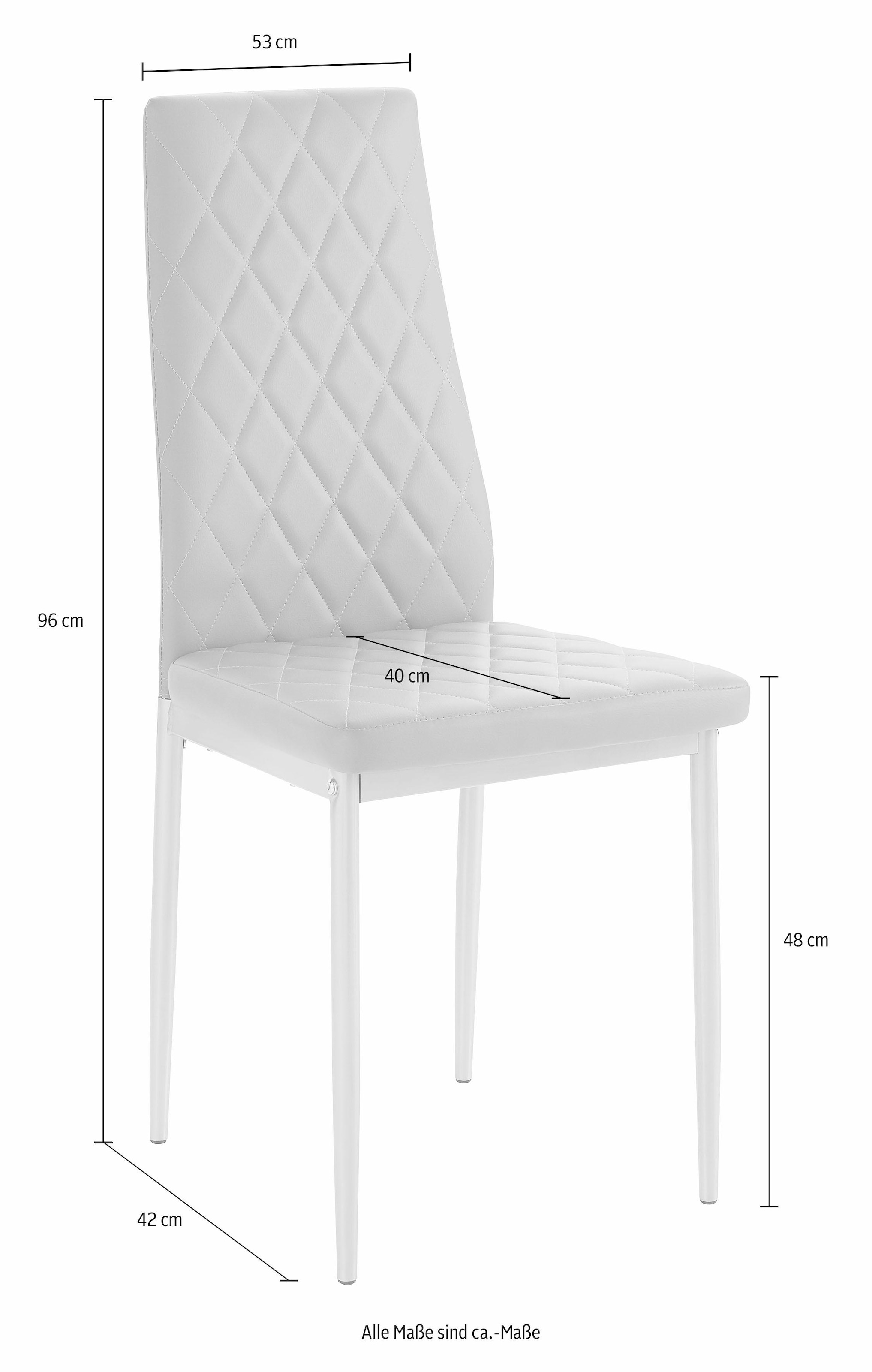 INOSIGN Essgruppe, (Set, 5 tlg.), cm 4 120 Breite in Stühle schieferfarben, BAUR | Tisch mit