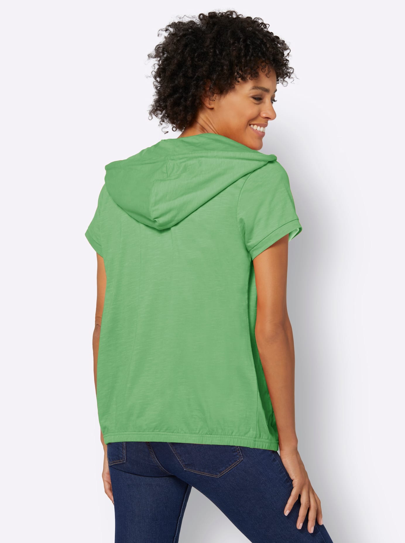 Casual Looks Shirtjacke "Sweatjacke" 1 Stk. günstig online kaufen