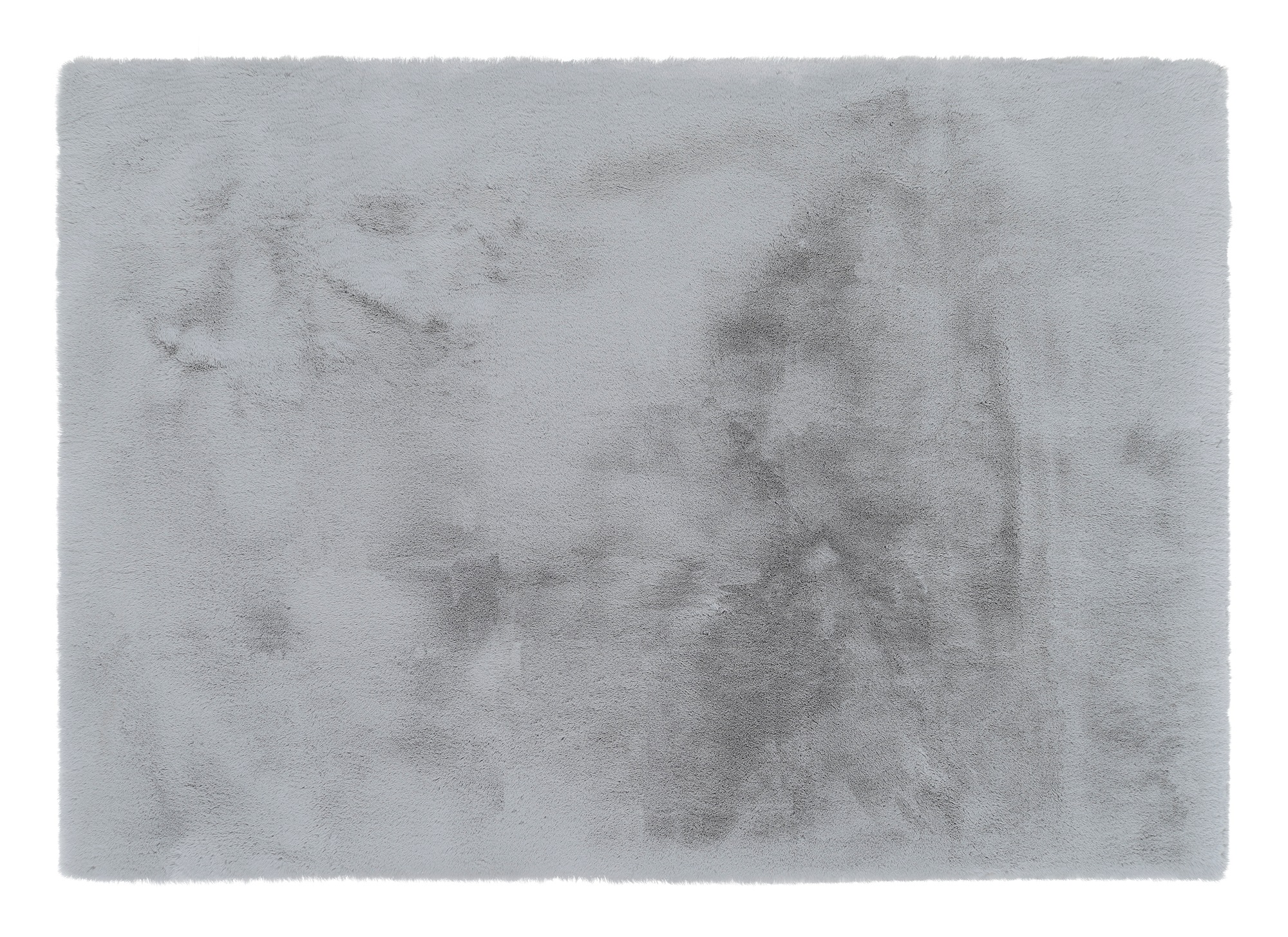 Hochflor-Teppich OCI DIE TEPPICHMARKE "ROCKY SOFT", grau, B:140cm H:35mm L:200cm, Polyester, Teppiche, Kunstfell, weich, kuschelig, maschinell gewebt, Kaninchen Haptik 3