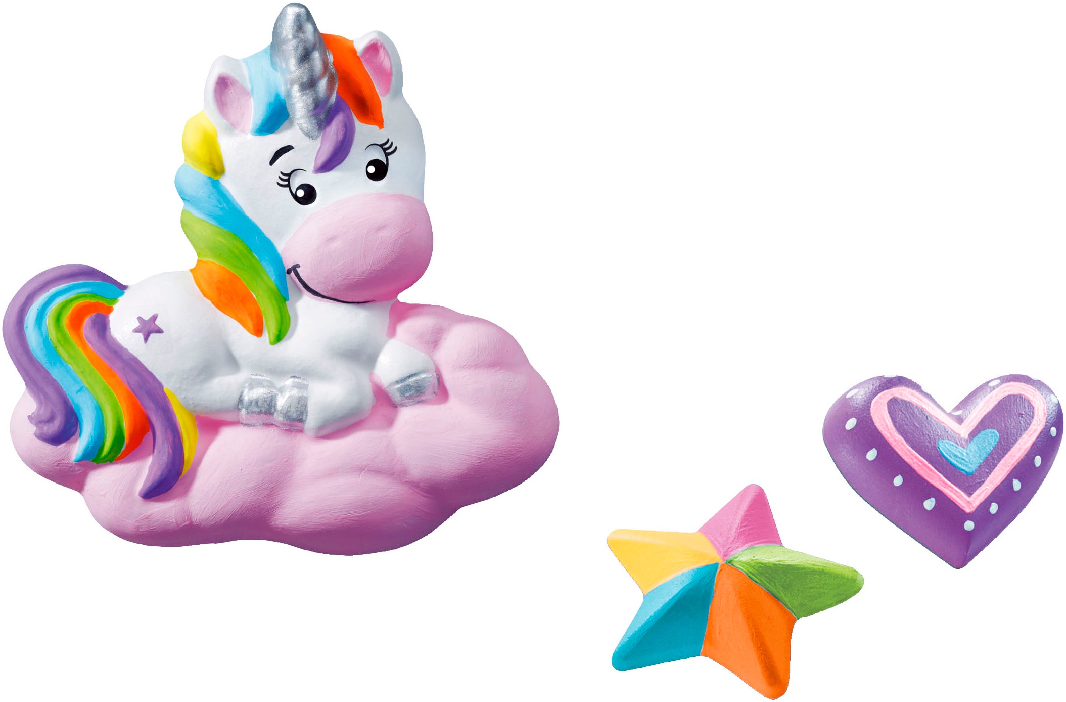 Ravensburger Kreativset »BeCreative Midi, Bastelset DIY Gipsfiguren gießen Einhorn«, Made in Europe