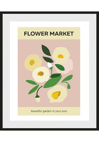 Bild »Flower Market«, Blumen, (1 St.)