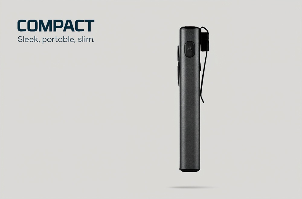 NEBO LED Taschenlampe »Nebo SLIM+ 1200« Set, Taschenlampe inkl. Ladekabel, 2 Stk. tlg.