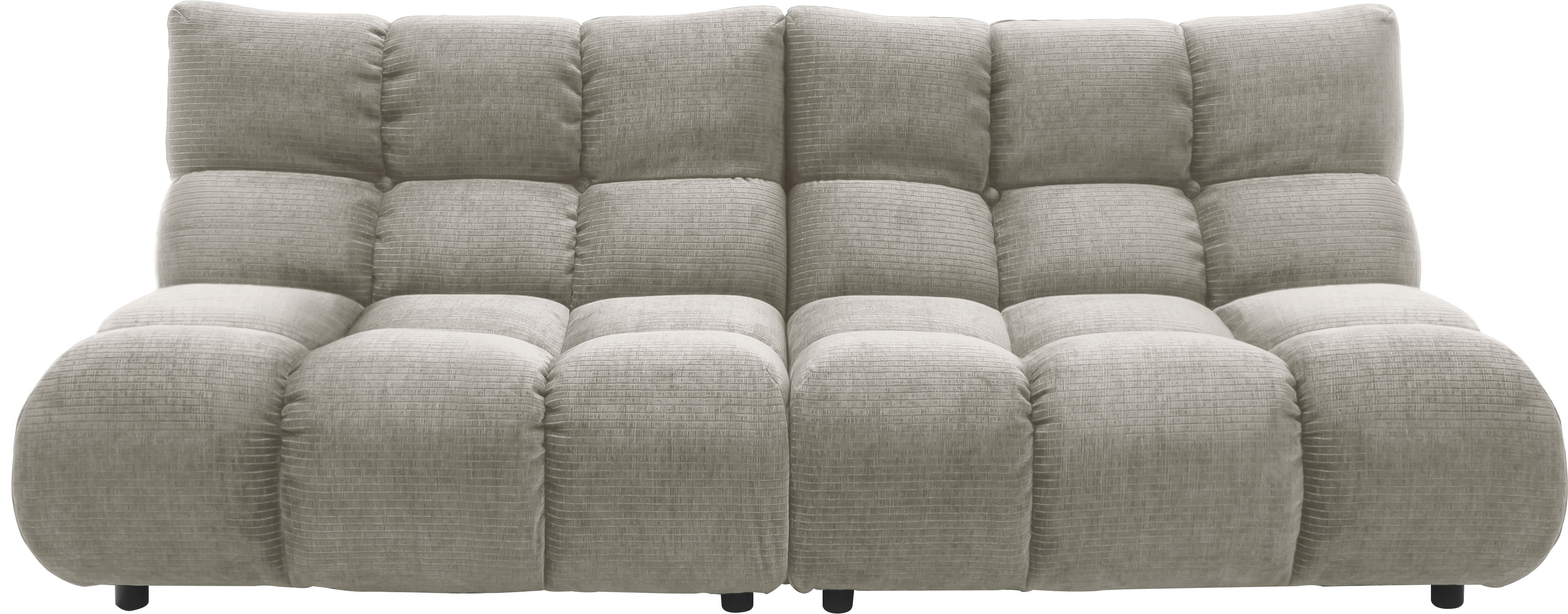 Home affaire 3-Sitzer "Cozy Bubble, mit eleganter Steppung, Breite 220cm" stilvolles Design & hoher Sitzkomfort für dein Zuhause