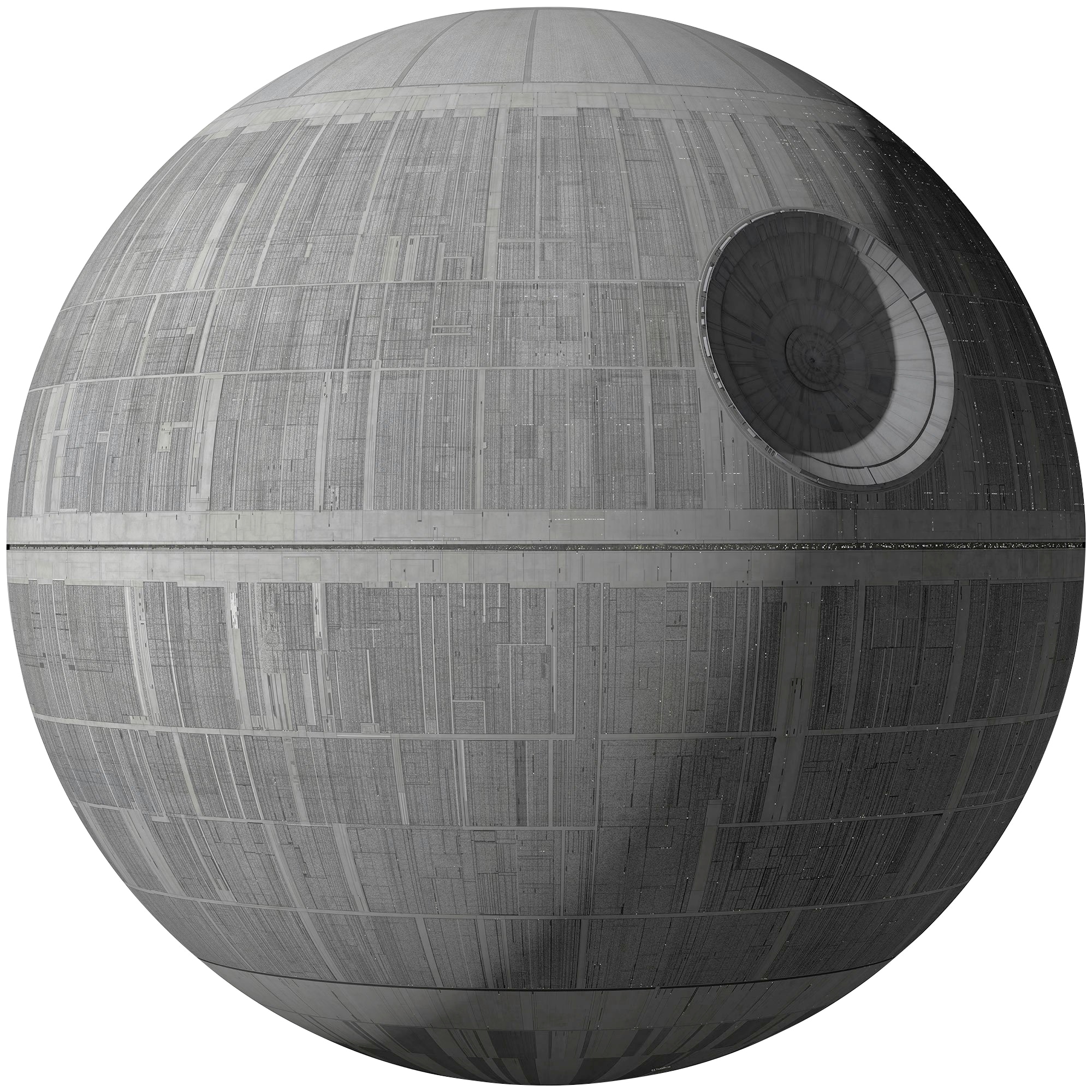 Komar Vliestapete "Selbstklebende Vlies - Star Wars XXL Death Star - Größe 127 x 127 cm" bedruckt glatt Kinderzimmer