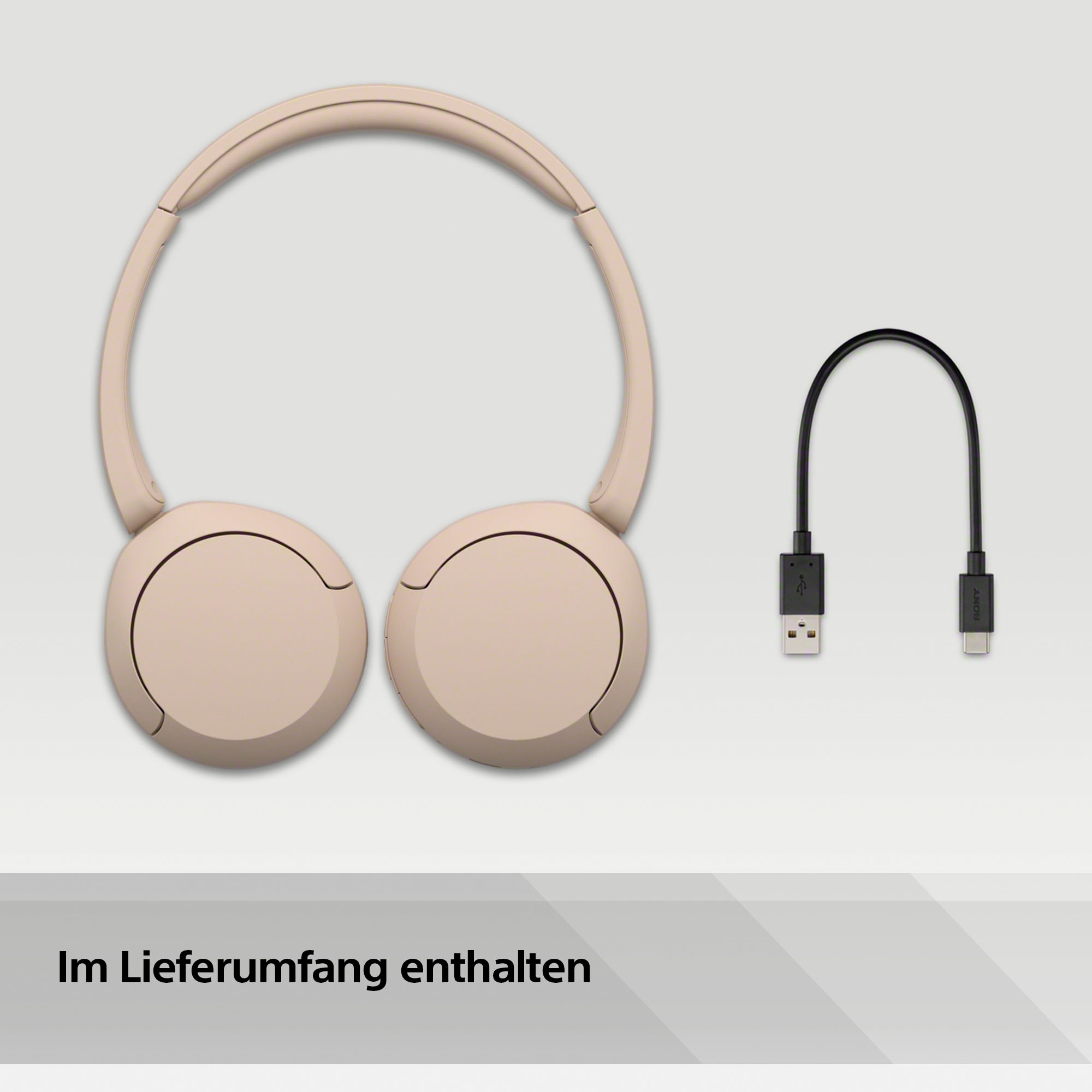 On-Ear-Kopfhörer | BAUR Bluetooth, Sony »WHCH520«, Akkulaufzeit Freisprechfunktion- 50 Rauschunterdrückung, Std.