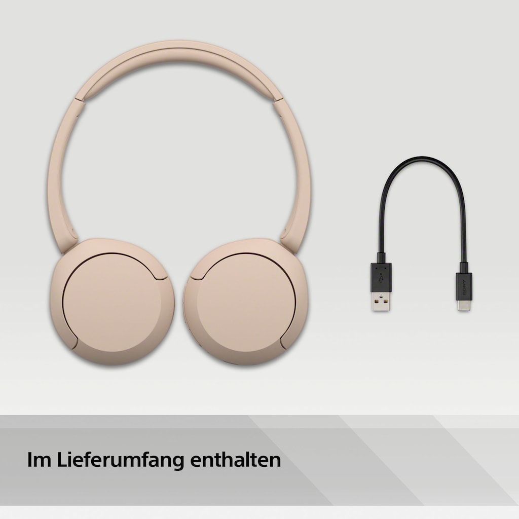 Sony On-Ear-Kopfhörer »WHCH520«, Bluetooth, Freisprechfunktion-Rauschunterdrückung