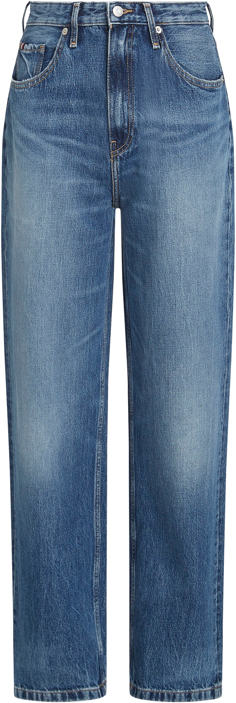 Tommy Hilfiger Straight-Jeans »RELAXED STRAIGHT HW BETH«, mit Tommy Hilfiger Logo-Badge