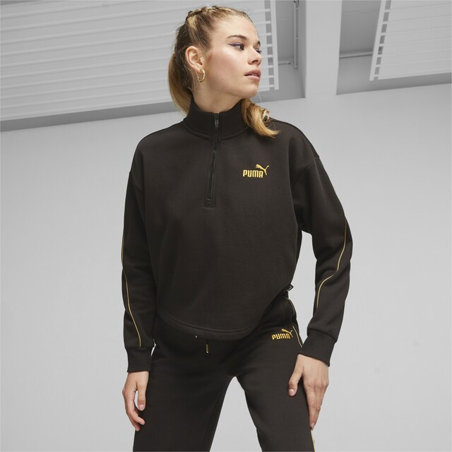 PUMA Sweatshirt »ESS+ MINIMAL GOLD Half-Zip Damen« bestellen | BAUR