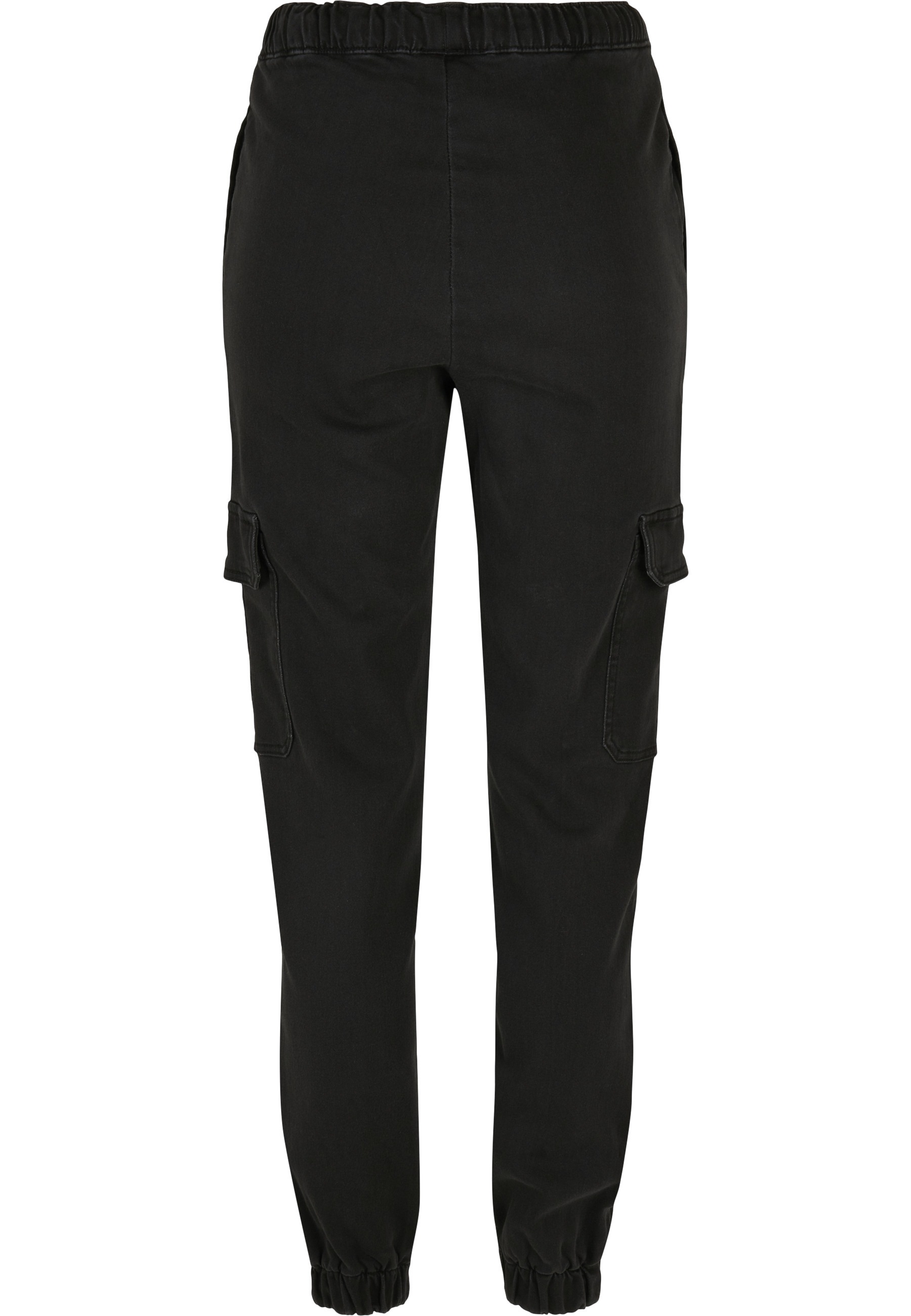 URBAN CLASSICS Stoffhose "Urban Classics Damen Ladies Knitted Denim High Wa günstig online kaufen