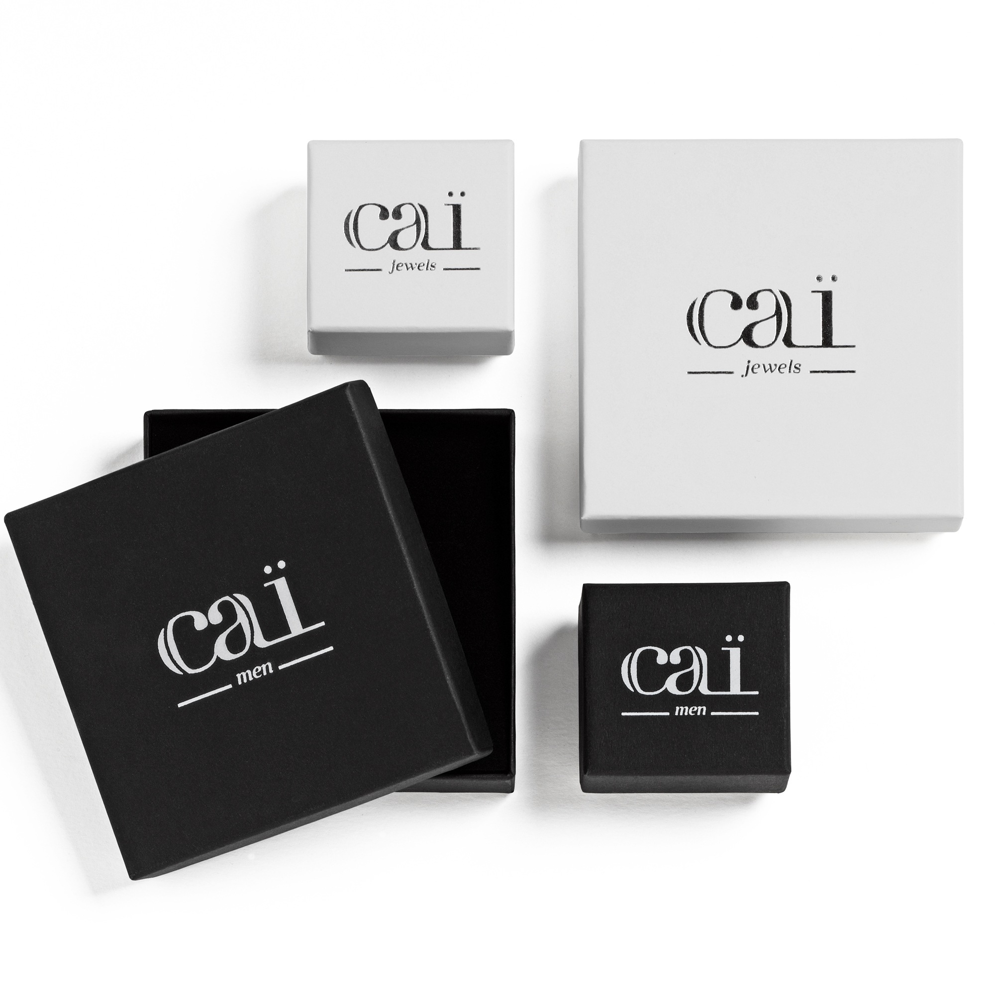 CAÏ 050 Finger Ring White Size 16 3
