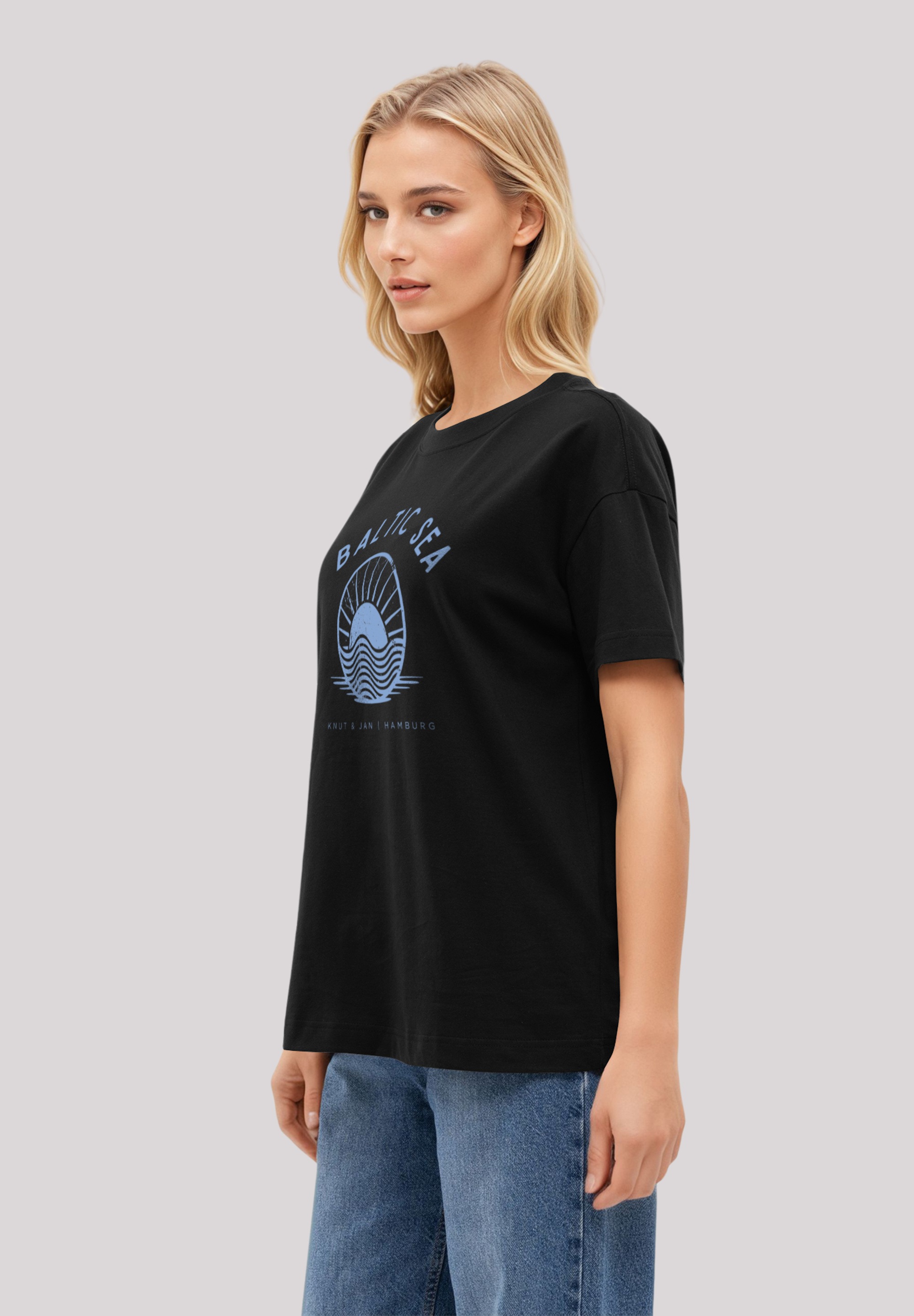 F4NT4STIC T-Shirt »Baltic Sea Knut und Jan« Osteee Kollektion, Urlaub, Ahoi Moin