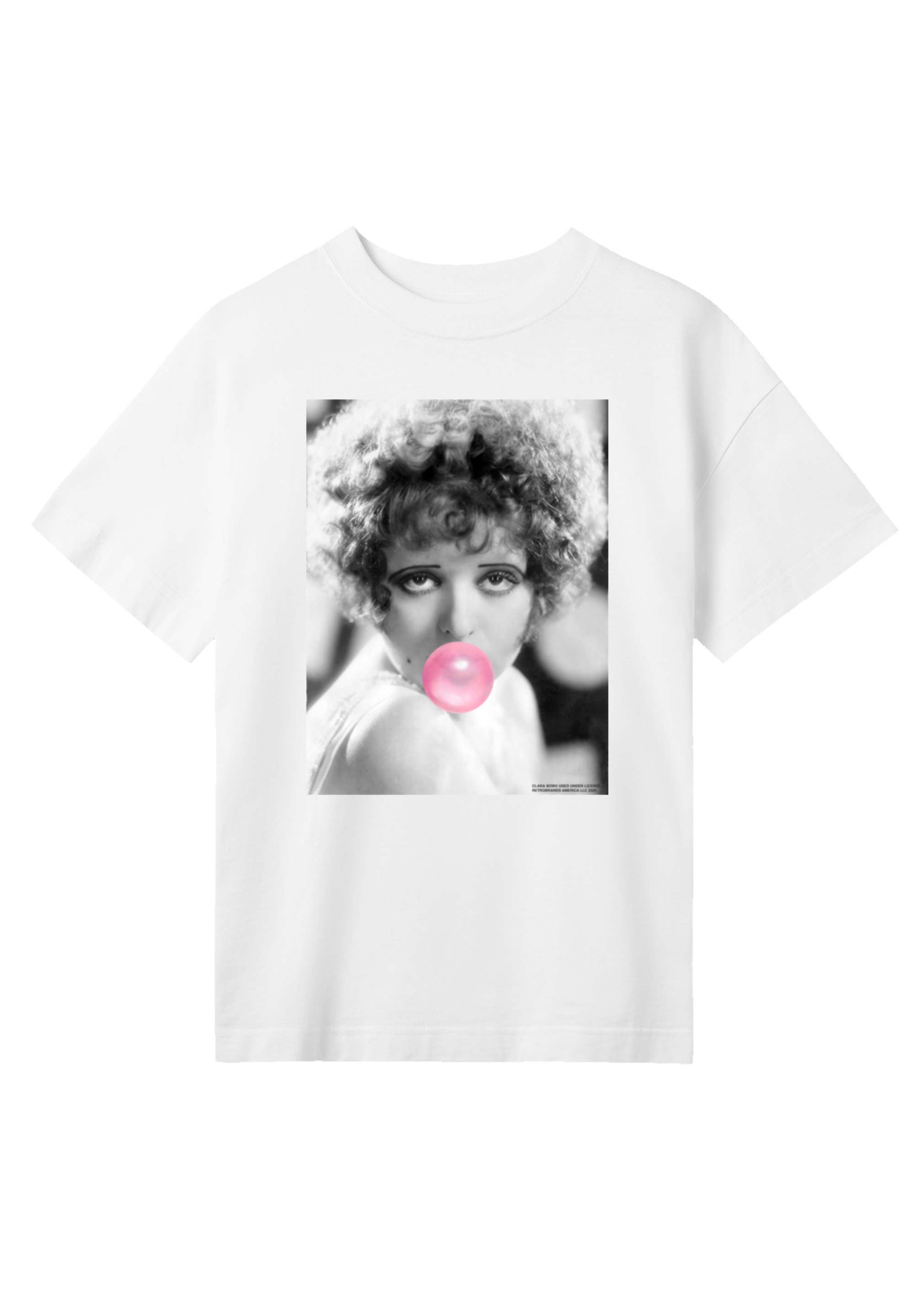 F4NT4STIC T-Shirt "Clara Bow Blowing Bubble Gum", Premium Qualität günstig online kaufen
