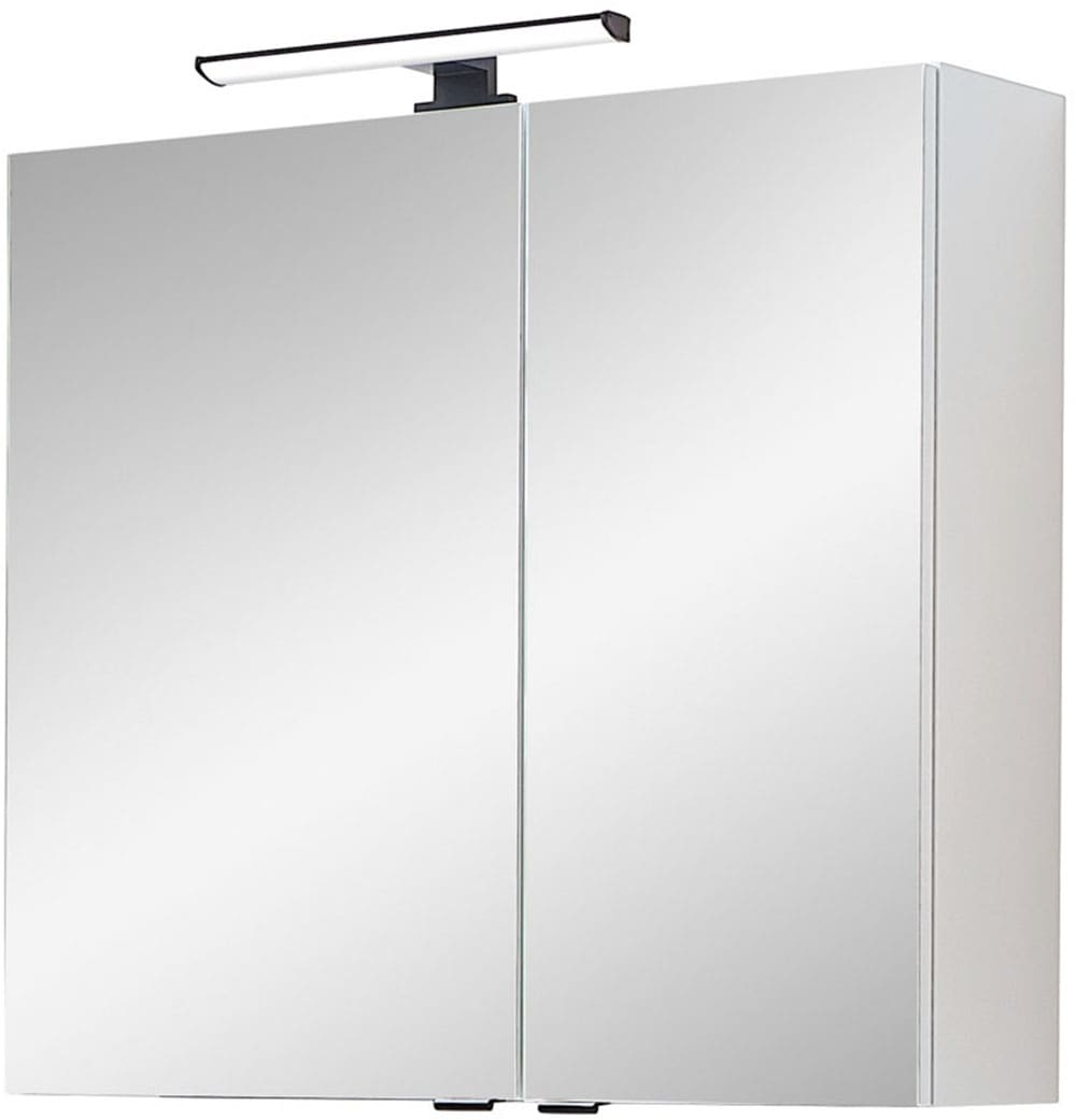 Saphir Badezimmerspiegelschrank "Quickset 500, 2 Türen, 67cm breit, LED-Auf günstig online kaufen