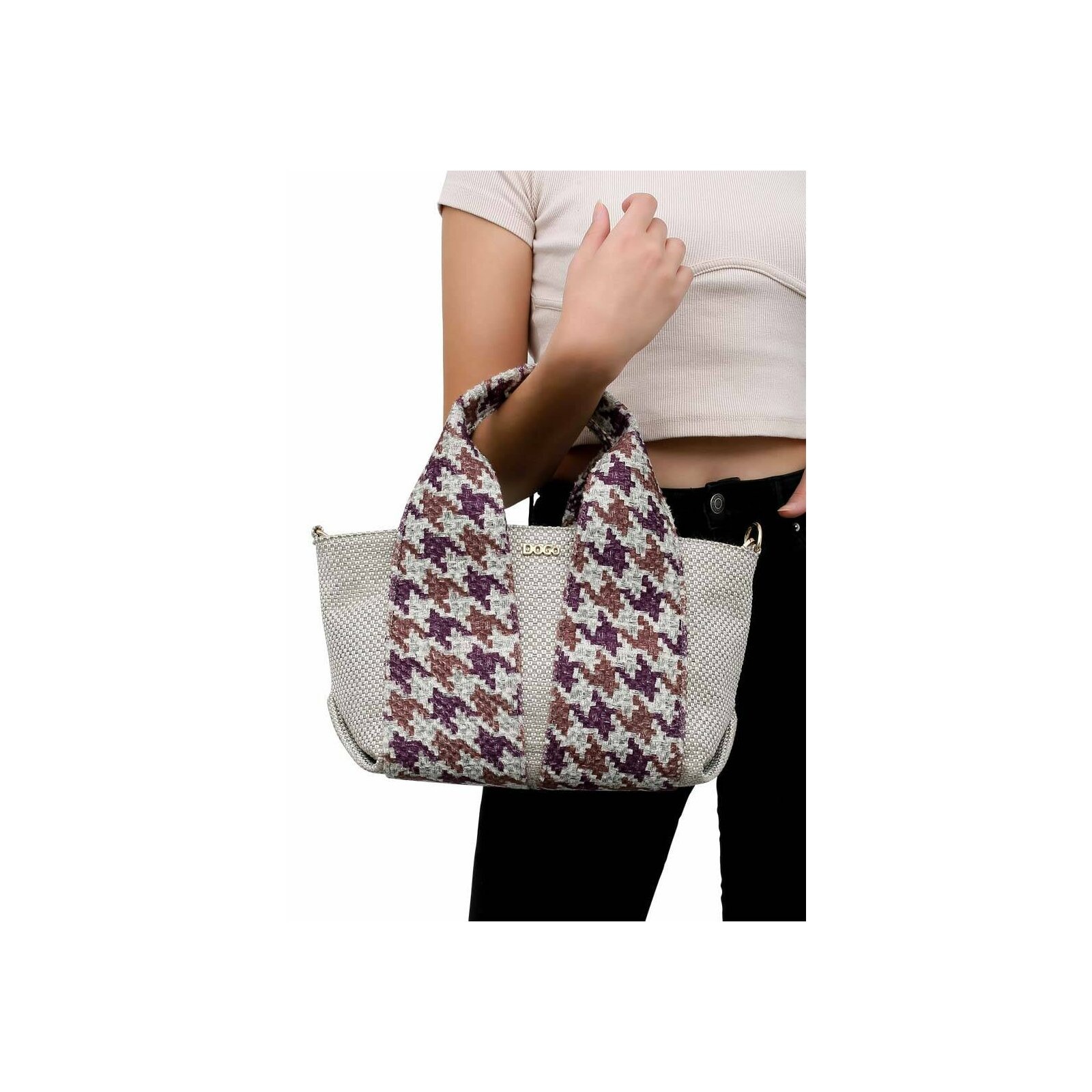 DOGO Umhängetasche »Crowbar Purple«, Vegan
