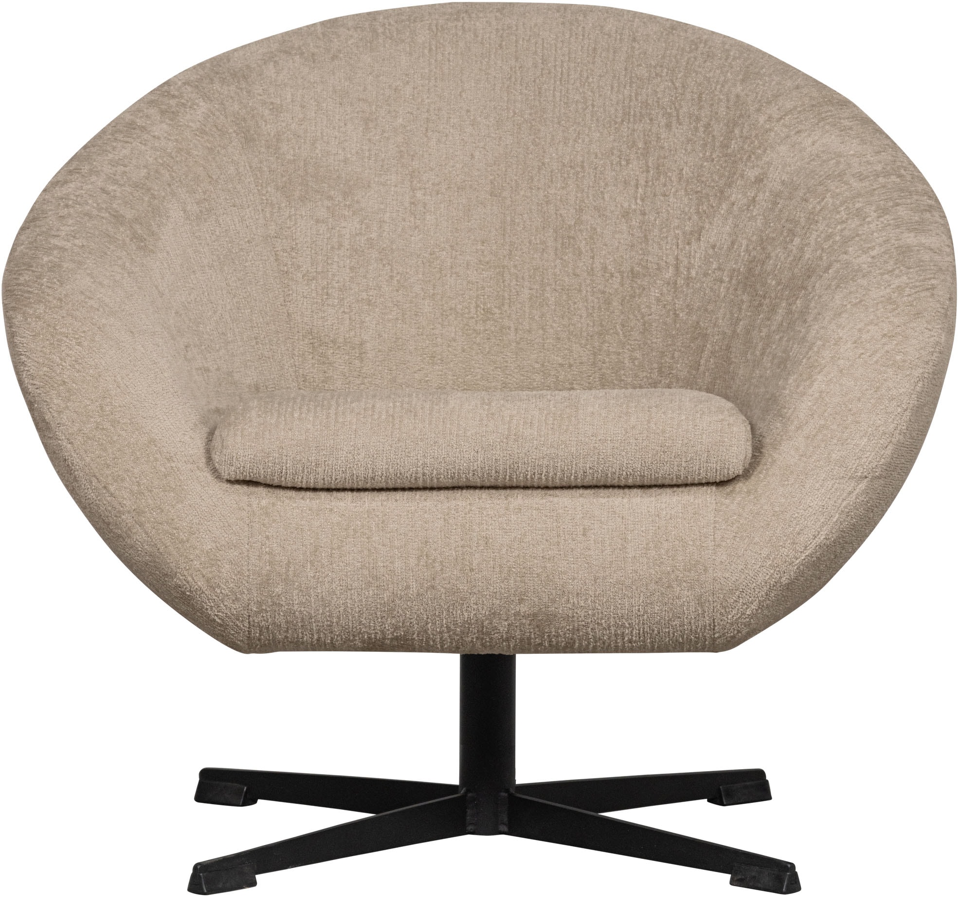 WOOOD Drehstuhl »Desert«, aus robusten Design, gepolstert, kugelförmige Sitzfläche, Höhe 70 cm