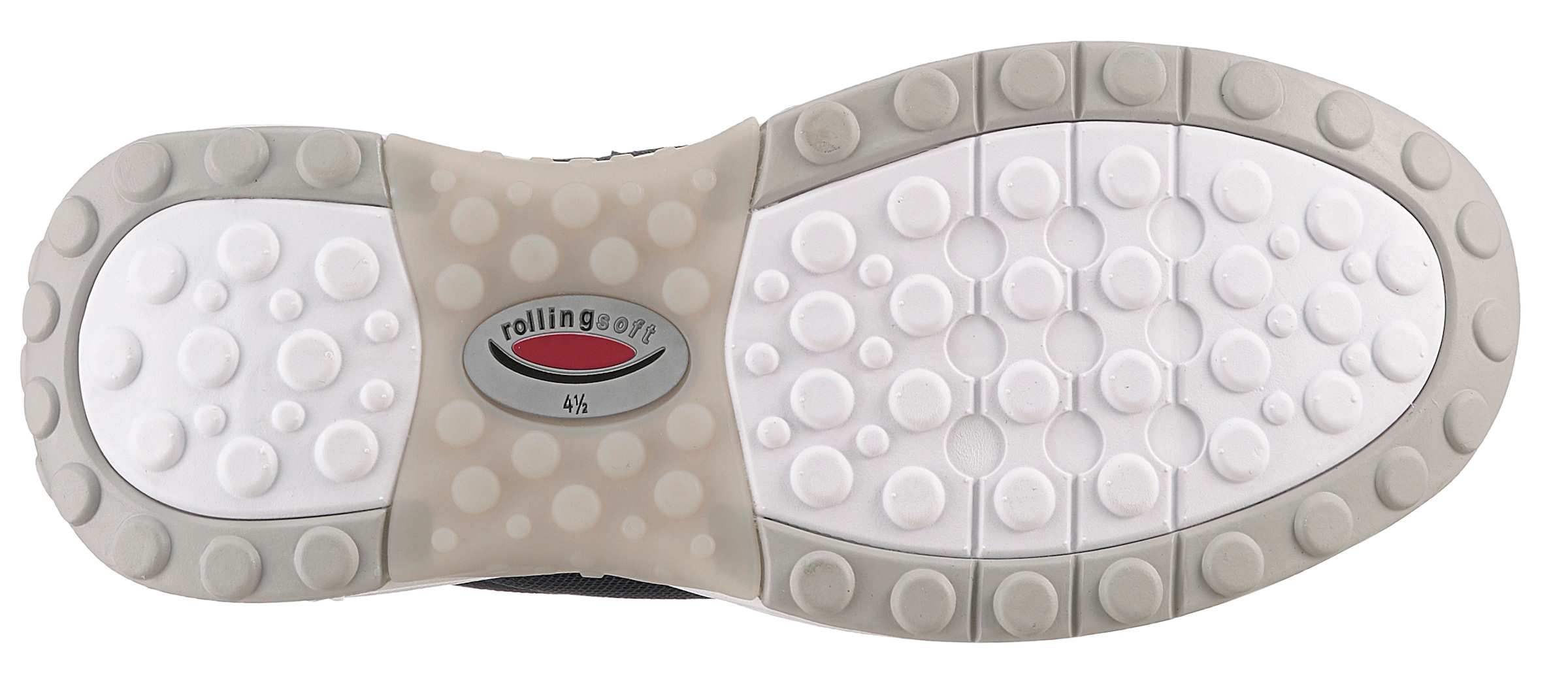 Gabor Rollingsoft Keilsneaker, Freizeitschuh, Halbschuh, Schnürschuh mit OPTIFIT-Fußbett