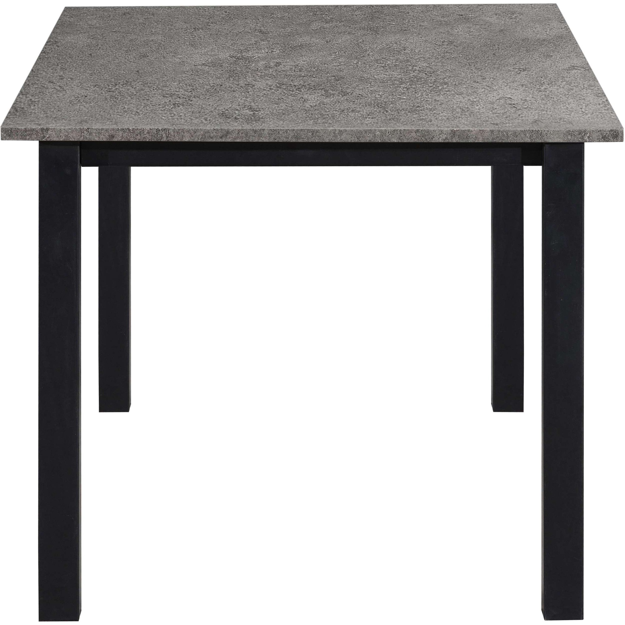 OTTO Home Babetta Dining Table Cement Black 120cm 3