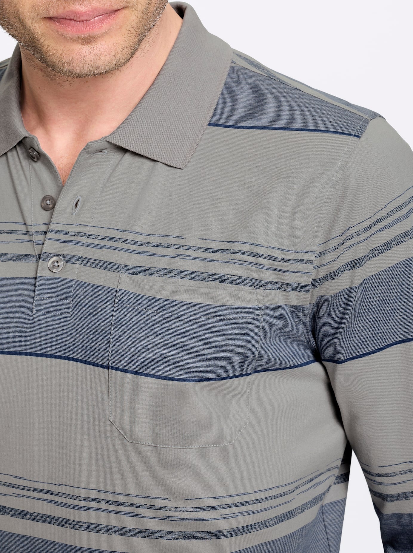 Marco Donati Poloshirt »Langarm-Shirt« 1