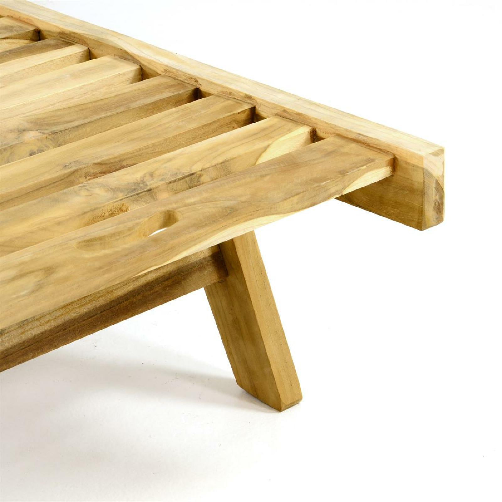 VCM Gartenliege »Strandliege Sonnenliege Gartenliege Teakholz«