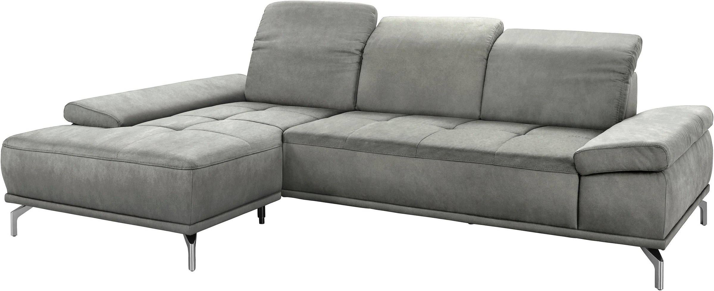 Home affaire Ecksofa "Caluna" Inkl.Sitztiefenverstellung, wahlweise mit Kop günstig online kaufen