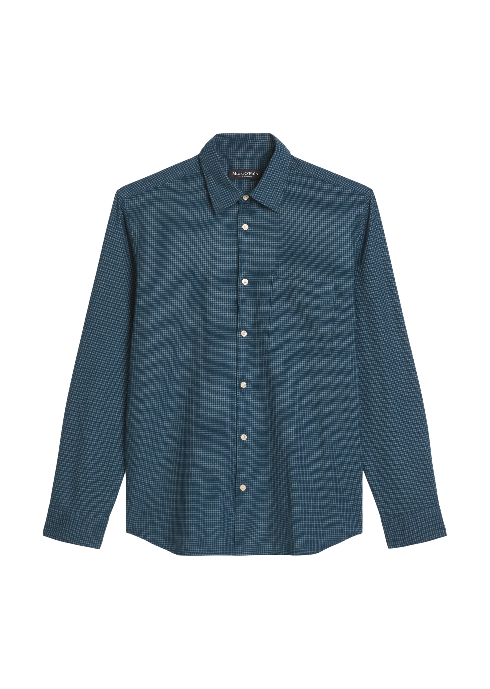 Marc O'Polo Langarmhemd In softer, leichter Flanell-Qualität