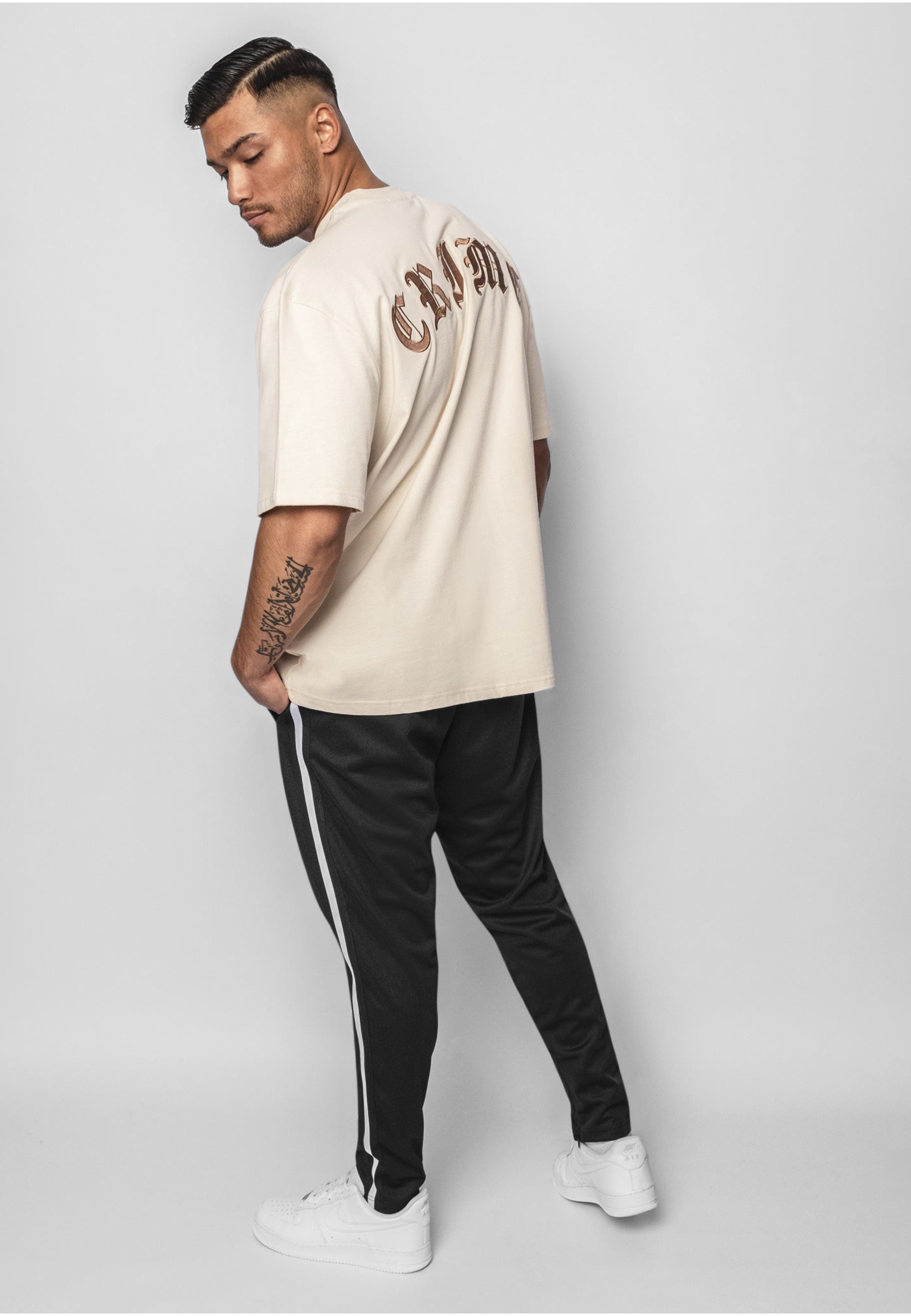 Dropsize T-Shirt »Dropsize Herren Heavy Oversize Crime T-Shirt« 1 Stk.